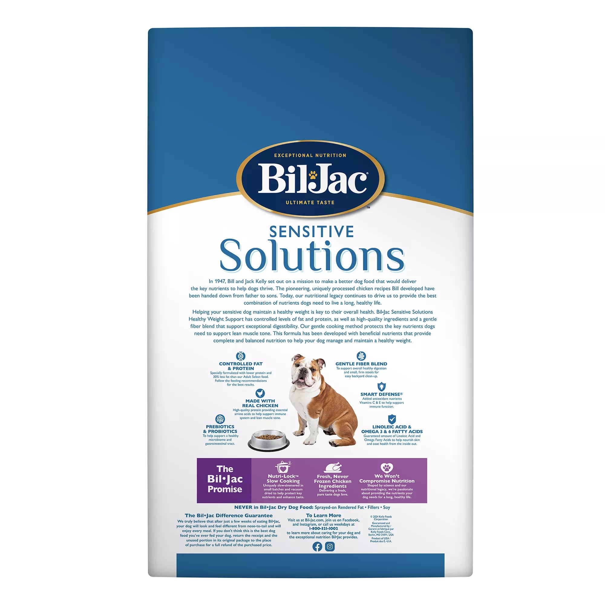 Bil-Jac Reduced Fat Formula Adult Dog Food - Dry