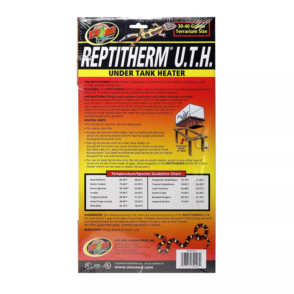 Zoo Med Repti Therm Reptile Under Tank Heater