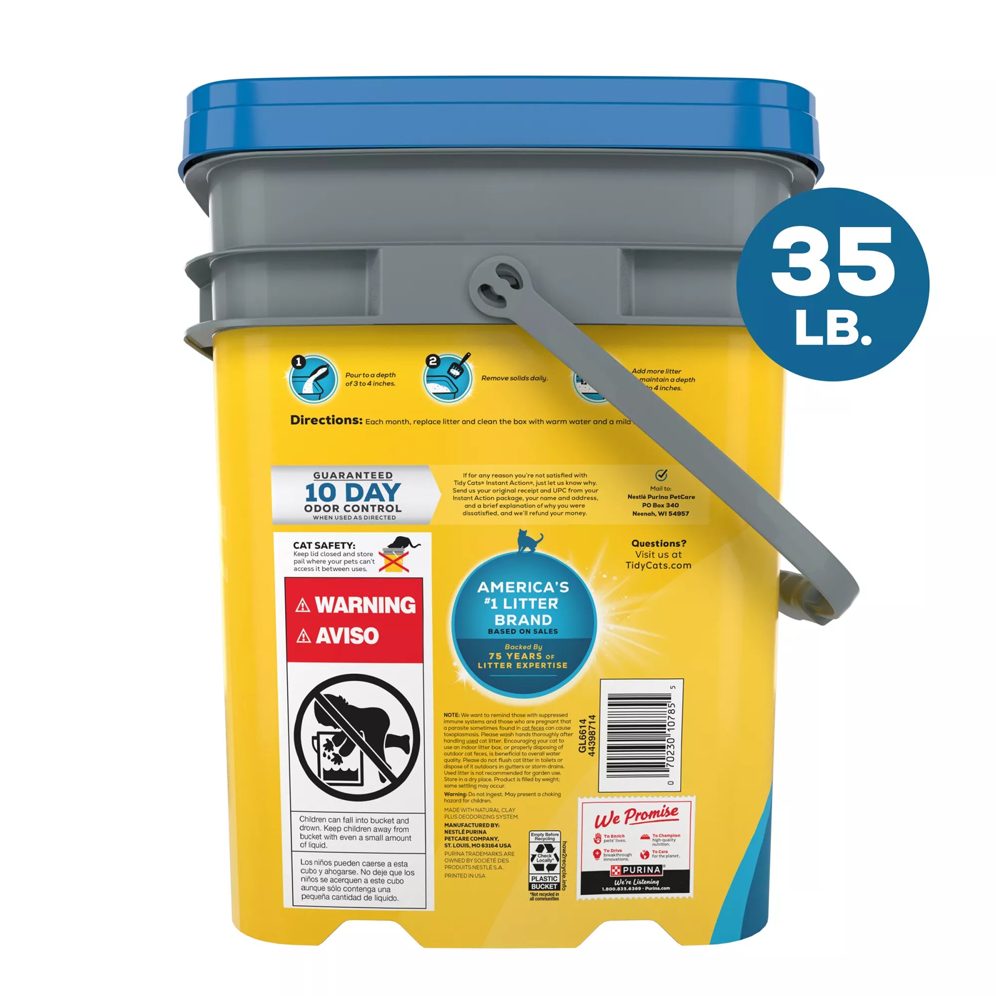 Purina Tidy Cats Instant Action Multi-Cat Clumping Cat Litter - Low Dust Litter