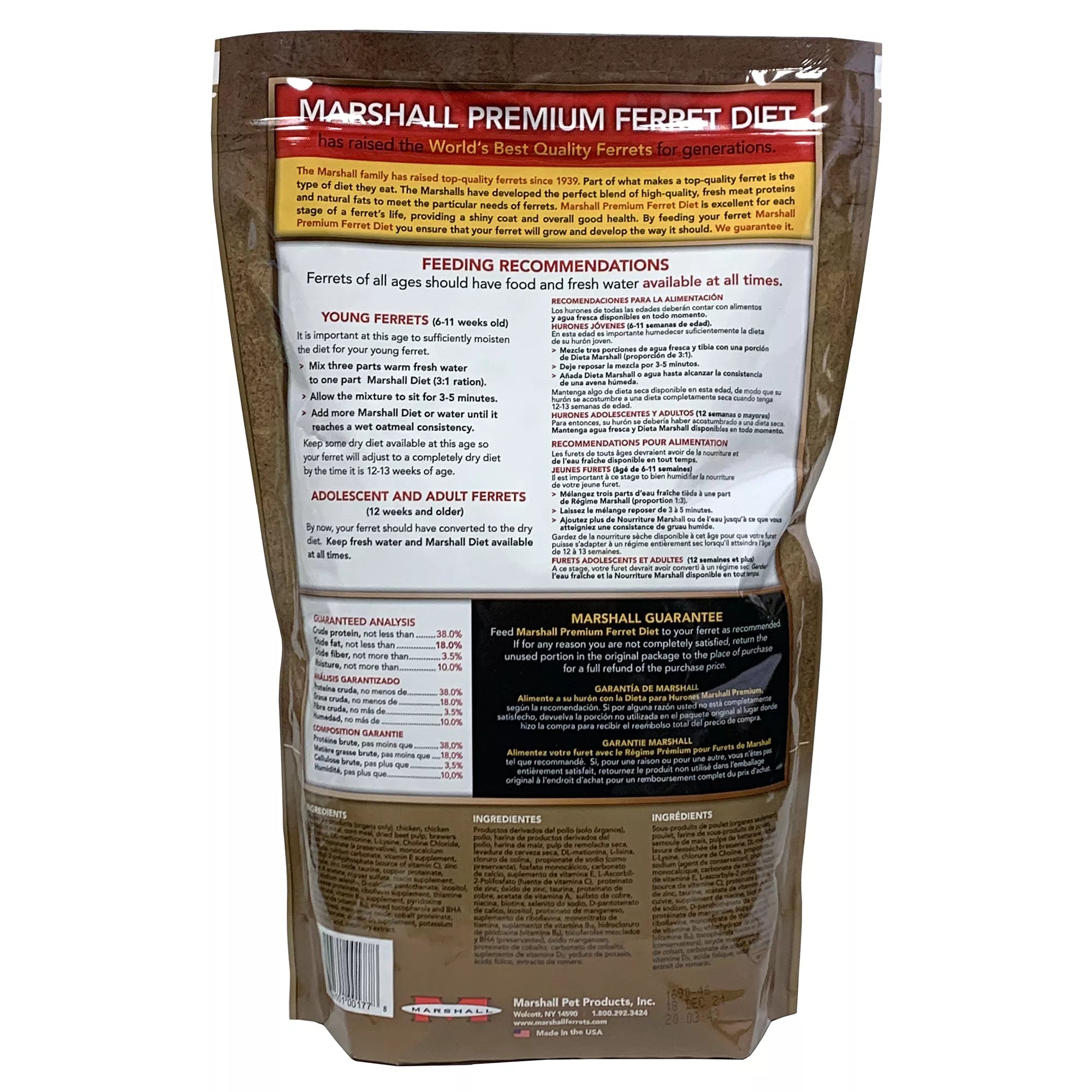 Marshall Premium Ferret Food