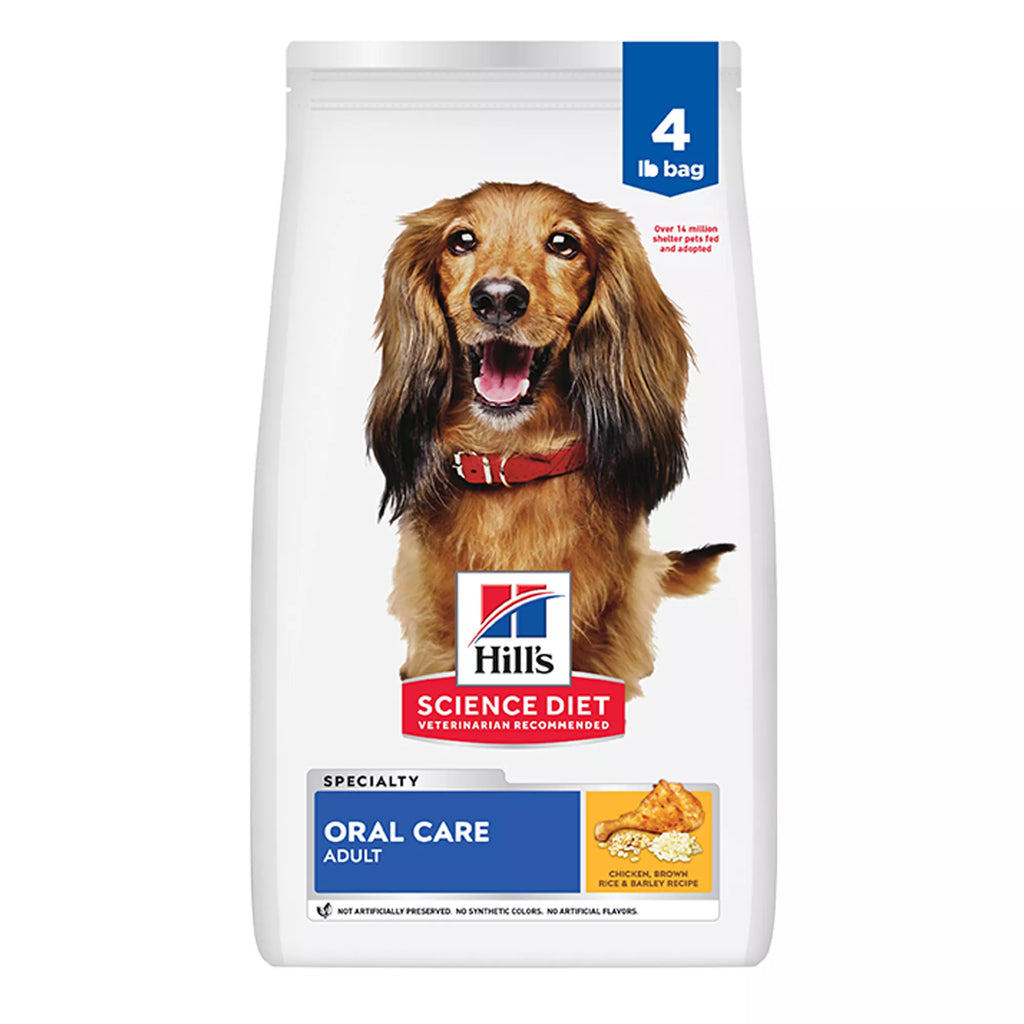 Hill's Science Diet Oral Care Adult Dog Food - Dry - Chicken, Brown Rice & Barley