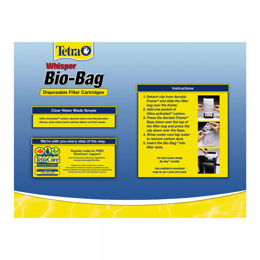 Tetra Whisper Bio-Bag Disposable Filter Cartridge