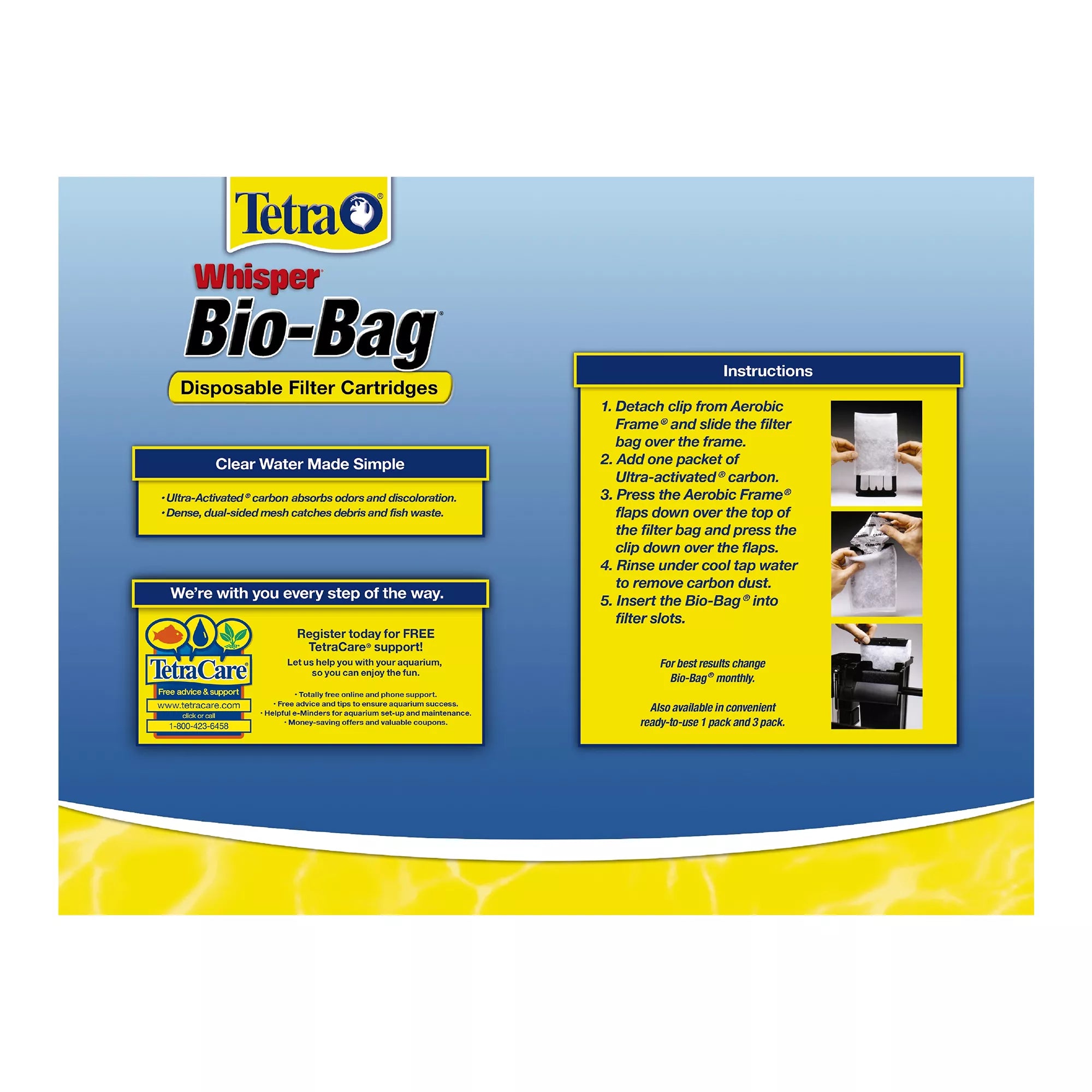Tetra Whisper Bio-Bag Disposable Filter Cartridge