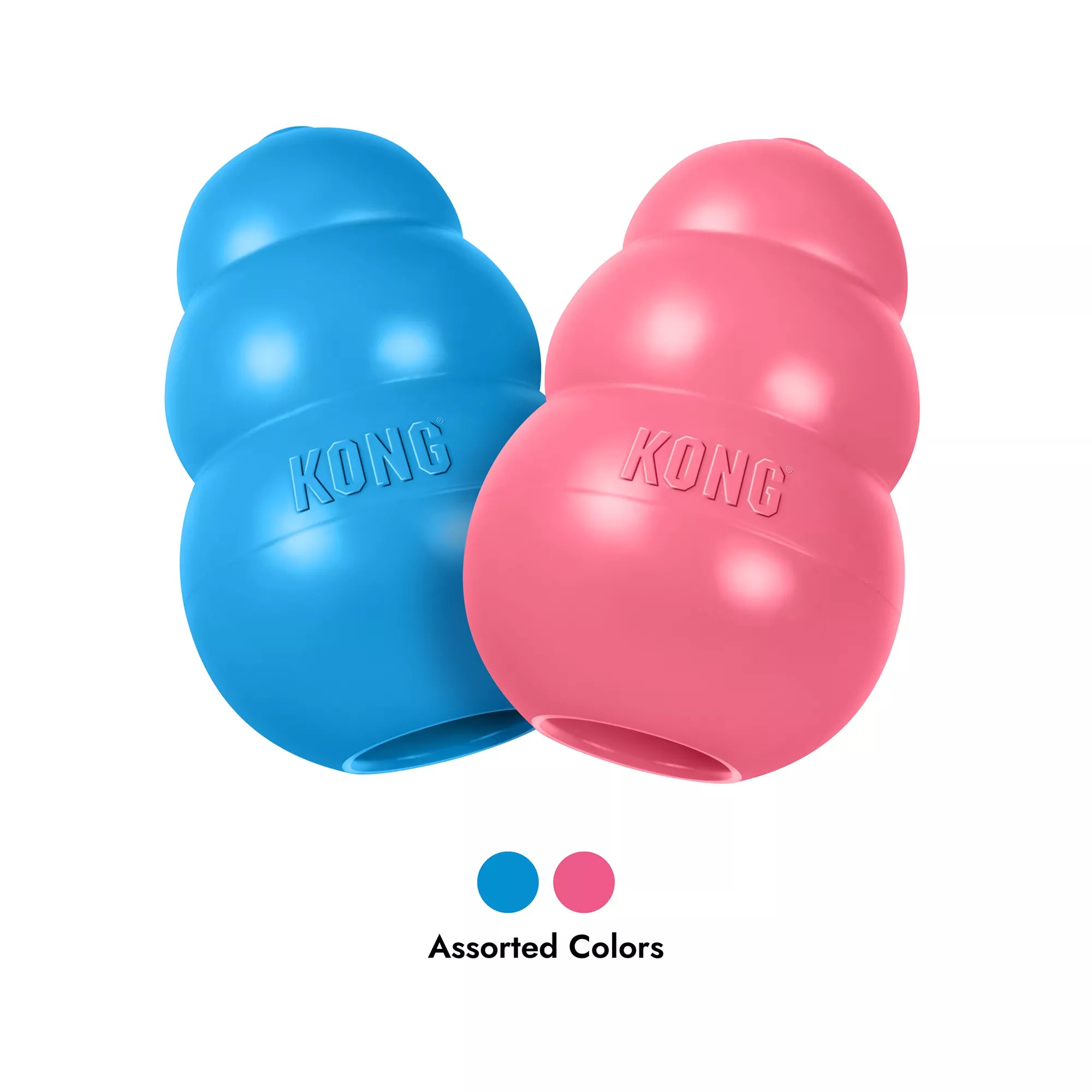 KONG Puppy Toy - Treat Dispensing (COLOR VARIES)