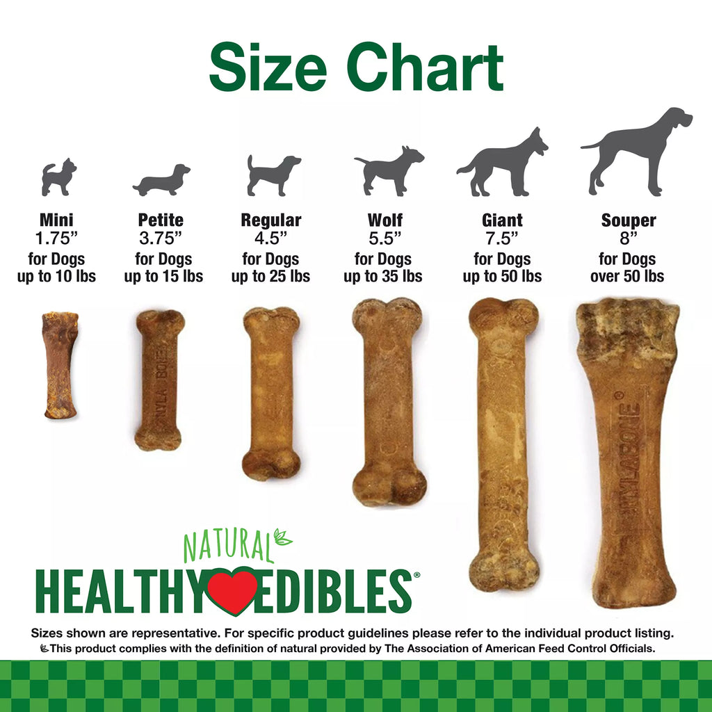 Nylabone Healthy Edibles Dog Treats - 8 Pack