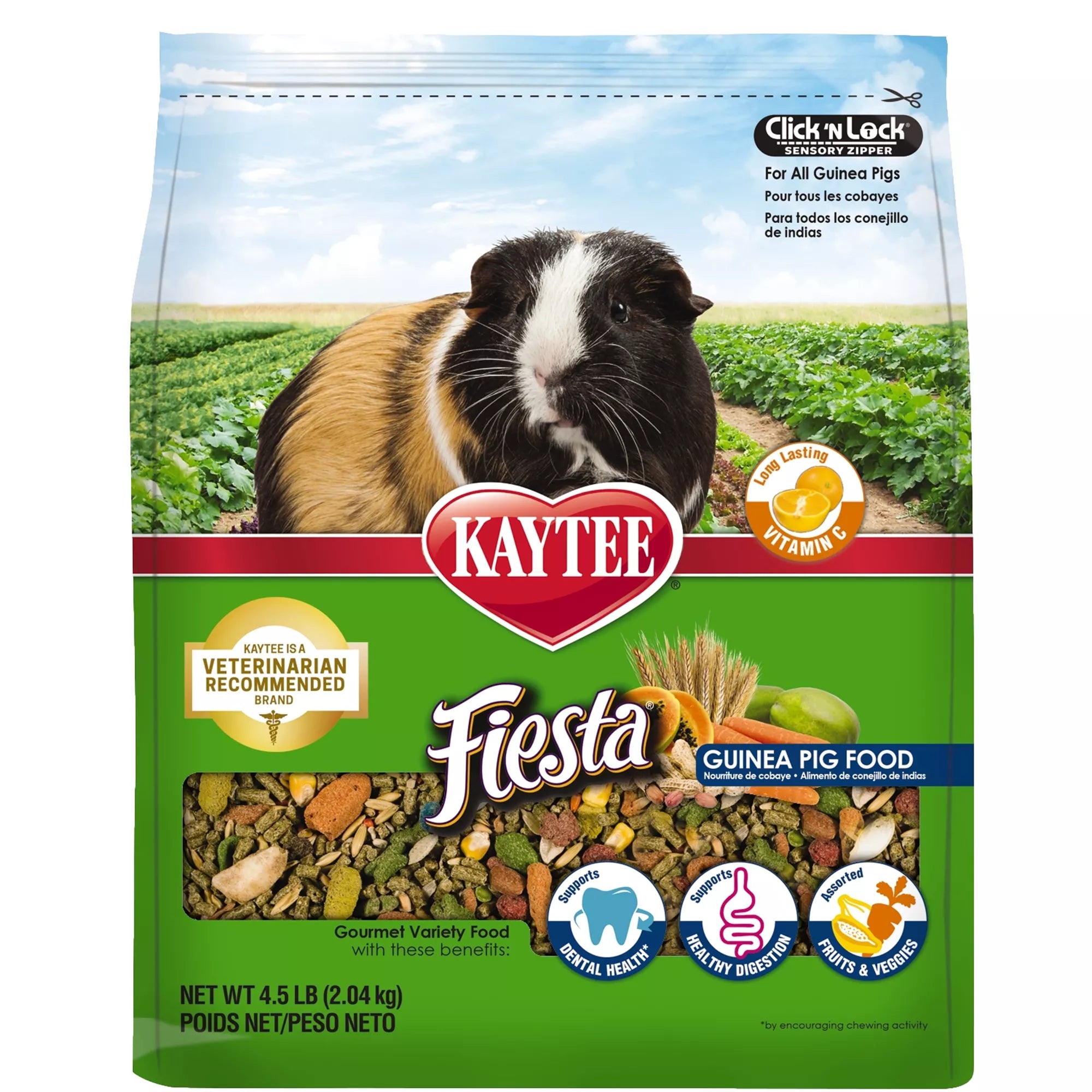 KAYTEE Fiesta Guinea Pig Gourmet Variety Diet