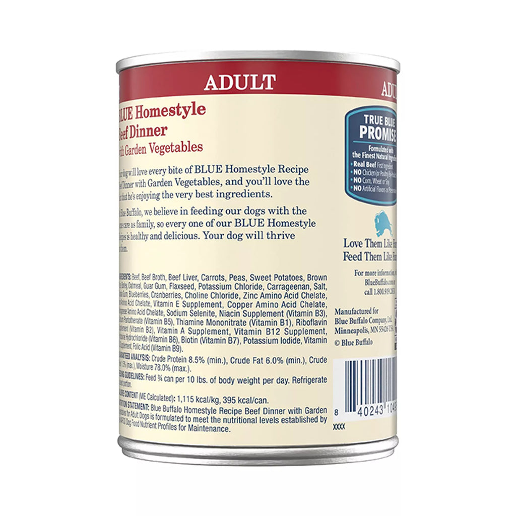 Blue Buffalo Homestyle Recipe Adult Wet Dog Food - 12.5 Oz.