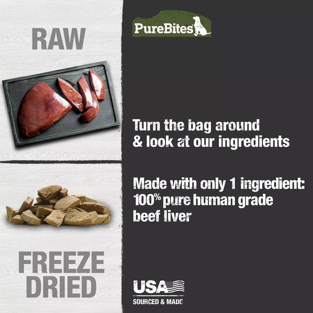 Purebites Freeze Dried Dog Treat - Beef