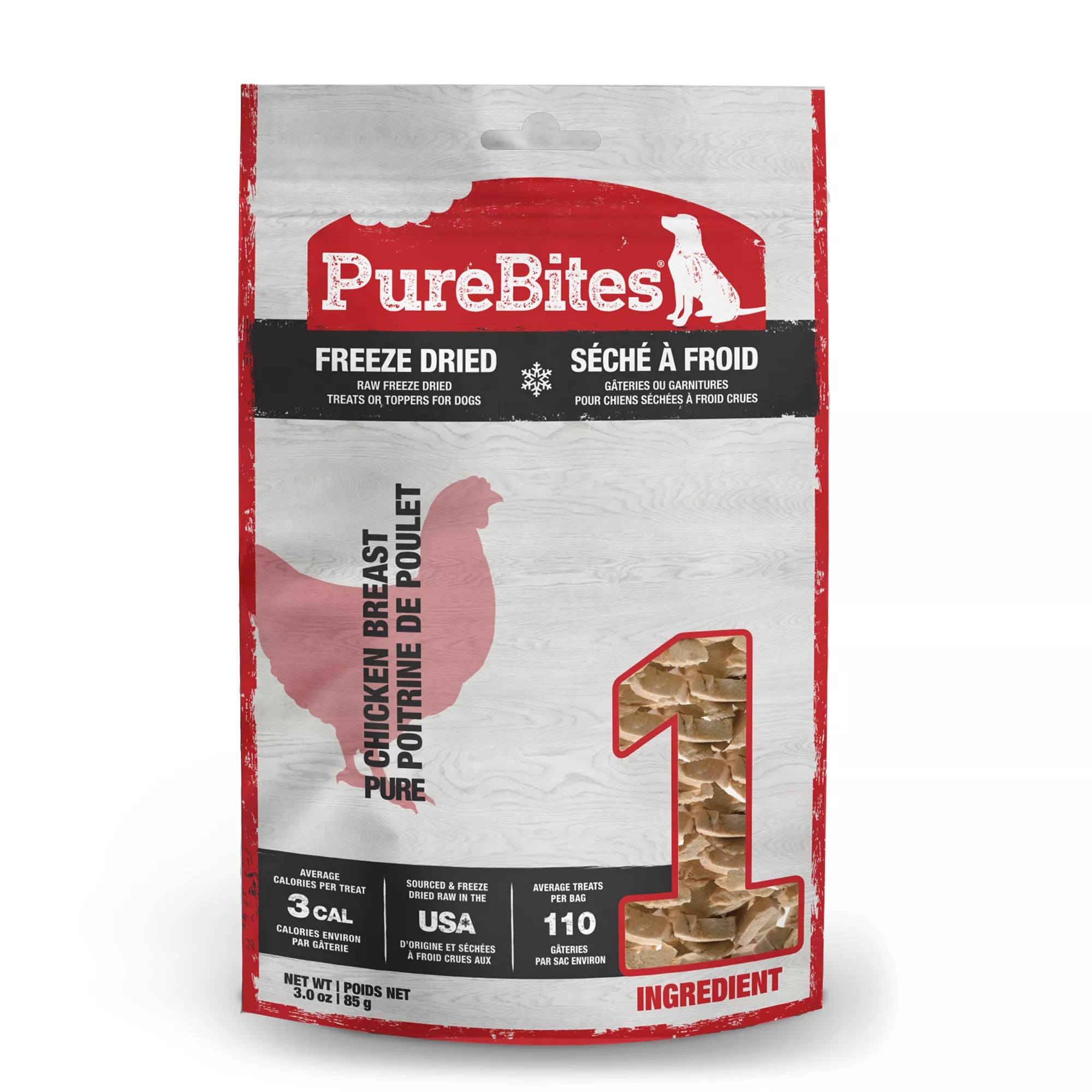 PureBites Freeze Dried Dog Treat - Chicken