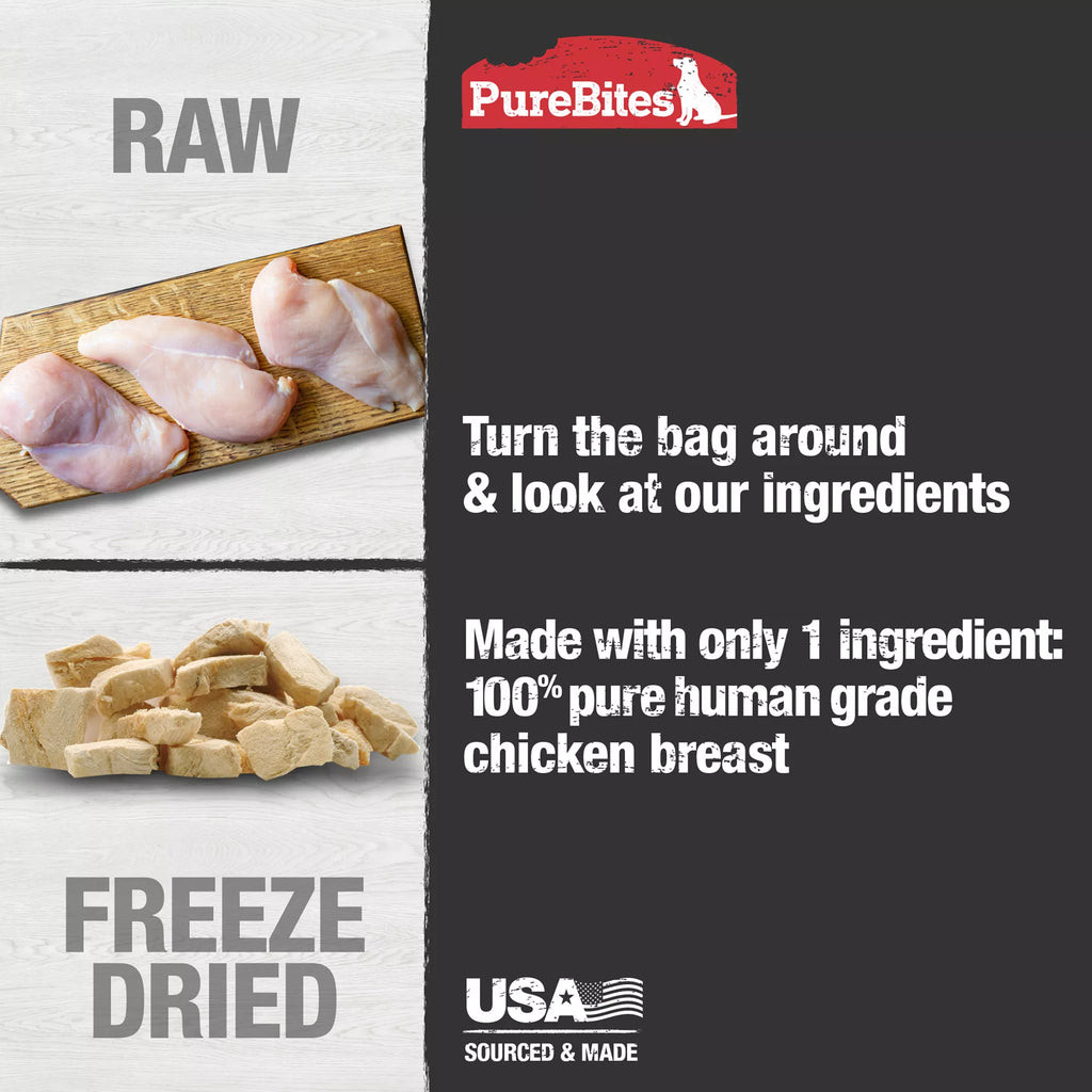 PureBites Freeze Dried Dog Treat - Chicken