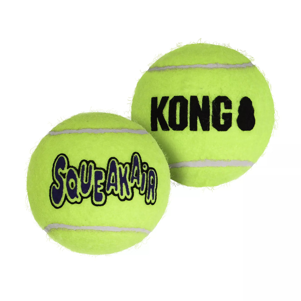 KONG AirDog Tennis Ball Set Squeaker Dog Toy - 2 Pack