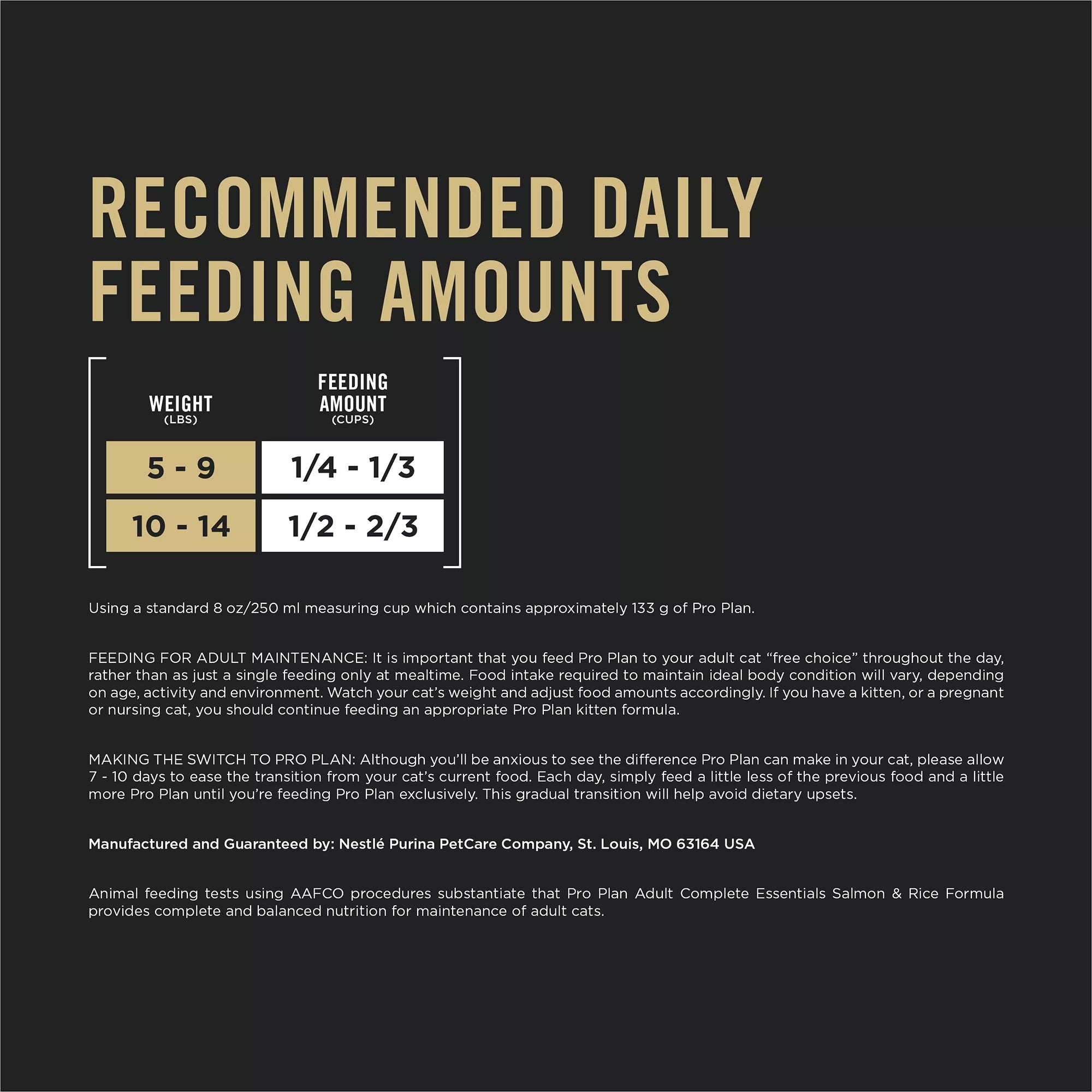 Purina Pro Plan Complete Essentials Adult Dry Cat Food - With Vitamins, Probiotics, Salmon & Rice