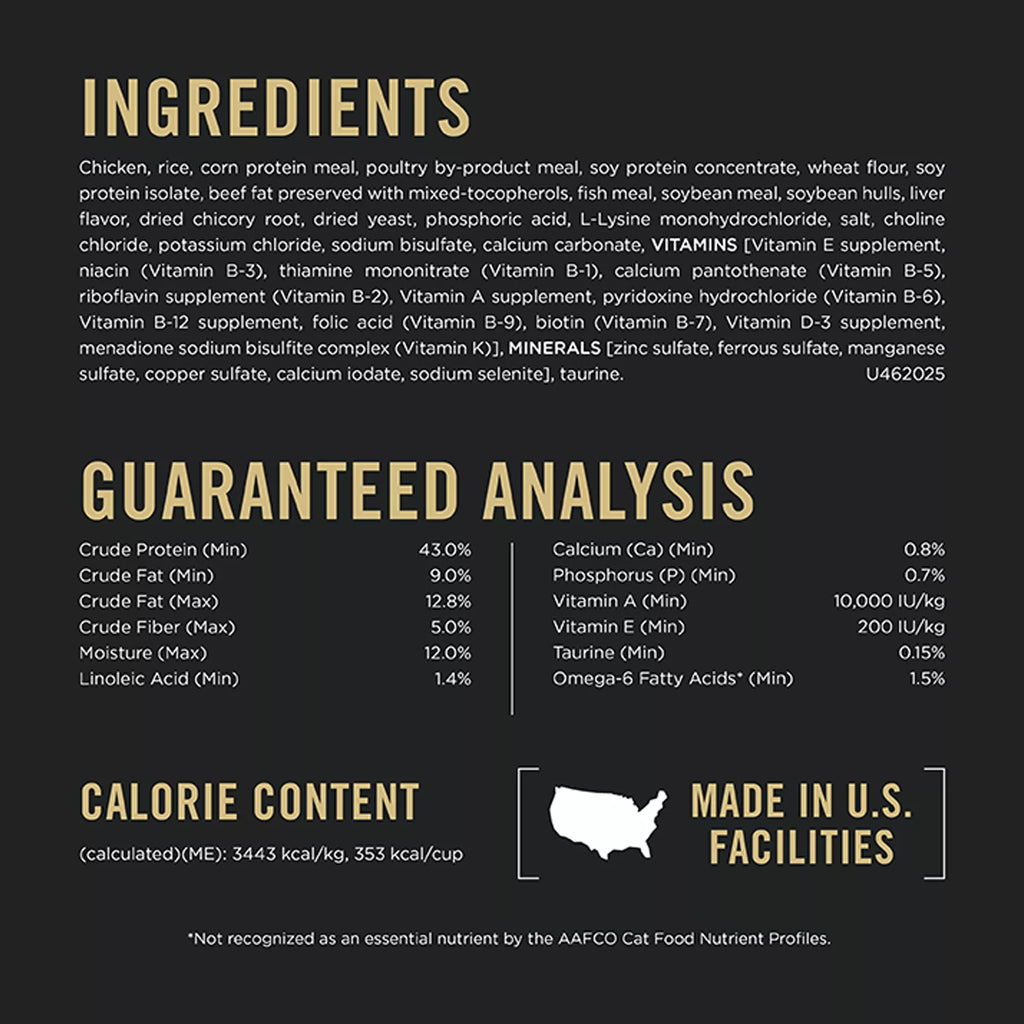 Purina Pro Plan Specialized Adult Dry Cat Food - Low Calorie, No Artificial Colors, Chicken & Rice