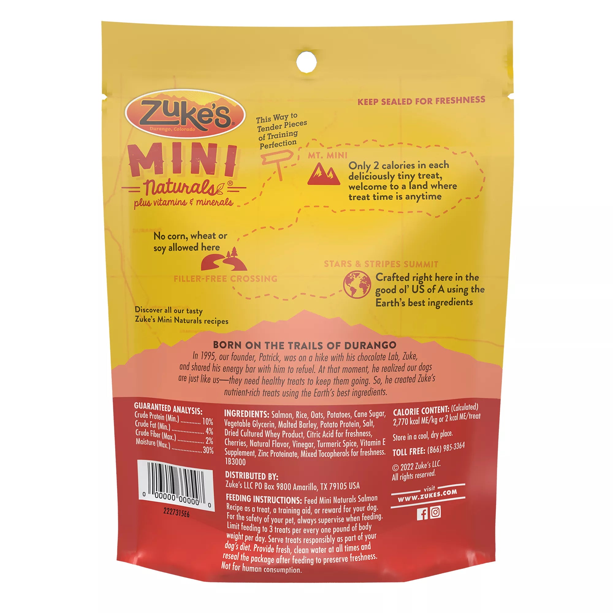 Zuke's MINI Natural Pet Foods All Life Stages Dog Treats - Corn Free, Wheat Free