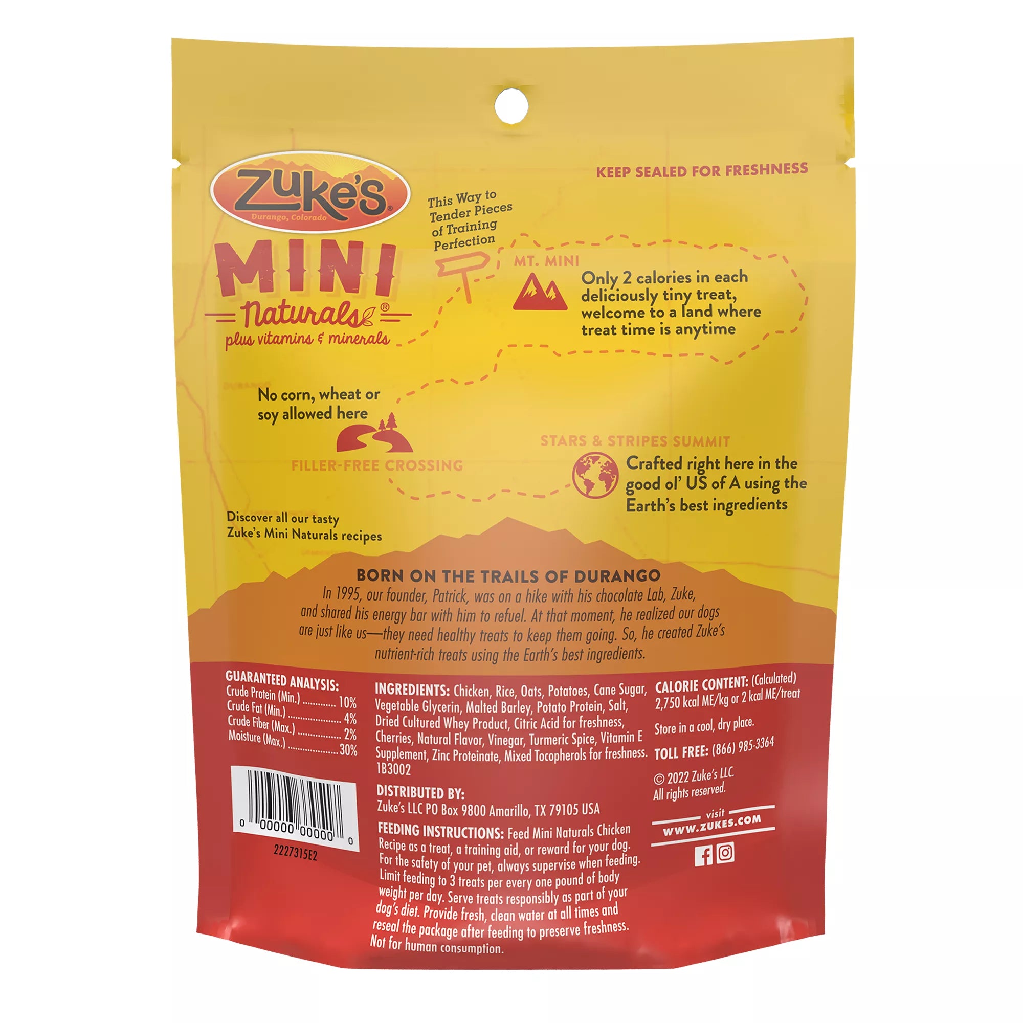 Zuke's MINI Natural Pet Foods All Life Stages Dog Treats - , Corn Free, Wheat Free