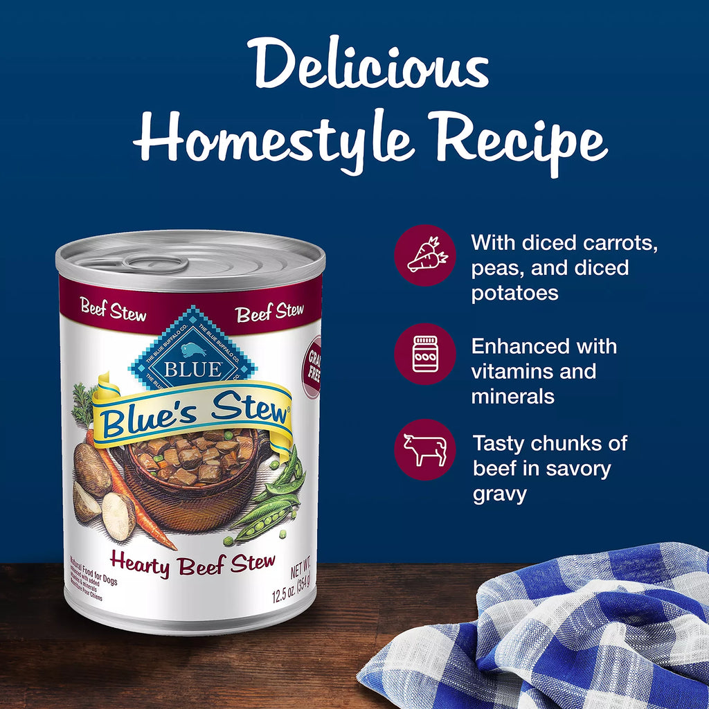 Blue Buffalo Blue's Stew Adult Wet Dog Food - 12.5 Oz.