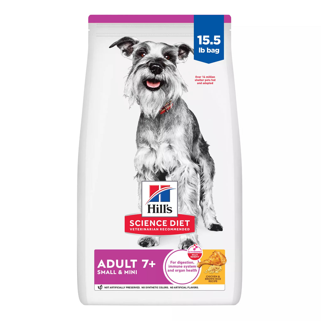Hill's Science Diet Small & Mini Senior 7+ Dry Dog Food - Chicken & Brown Rice