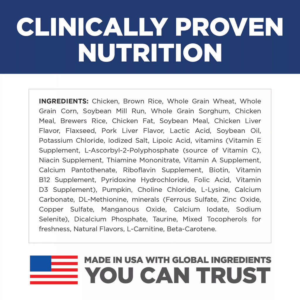 Hill's Science Diet Small & Mini Senior 7+ Dry Dog Food - Chicken & Brown Rice