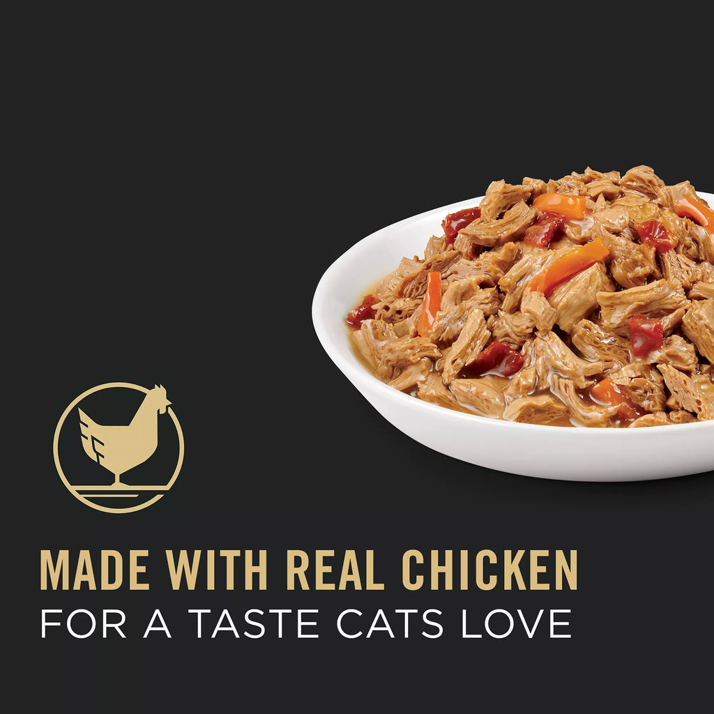 Purina Pro Plan Complete Essentials Wet Cat Food - Adult - Antioxidants, High-Protein Pet Food, in Wet Pet Food in Gravy, 3 Oz