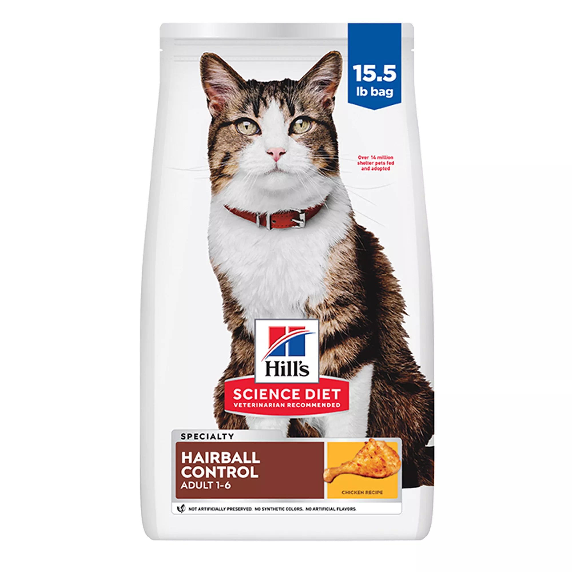 Hill's Science Diet Hairball Control Adult Dry Cat Food - Chicken