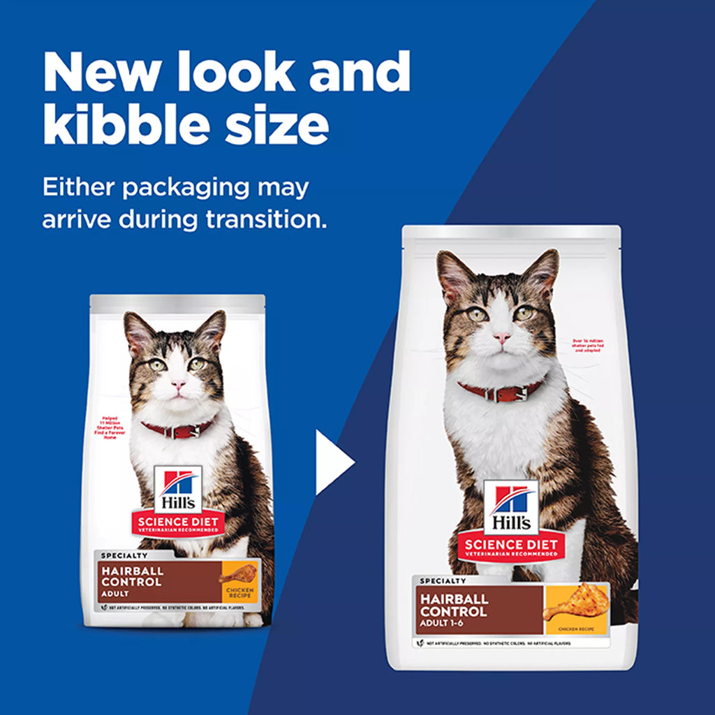 Hill's Science Diet Hairball Control Adult Dry Cat Food - Chicken