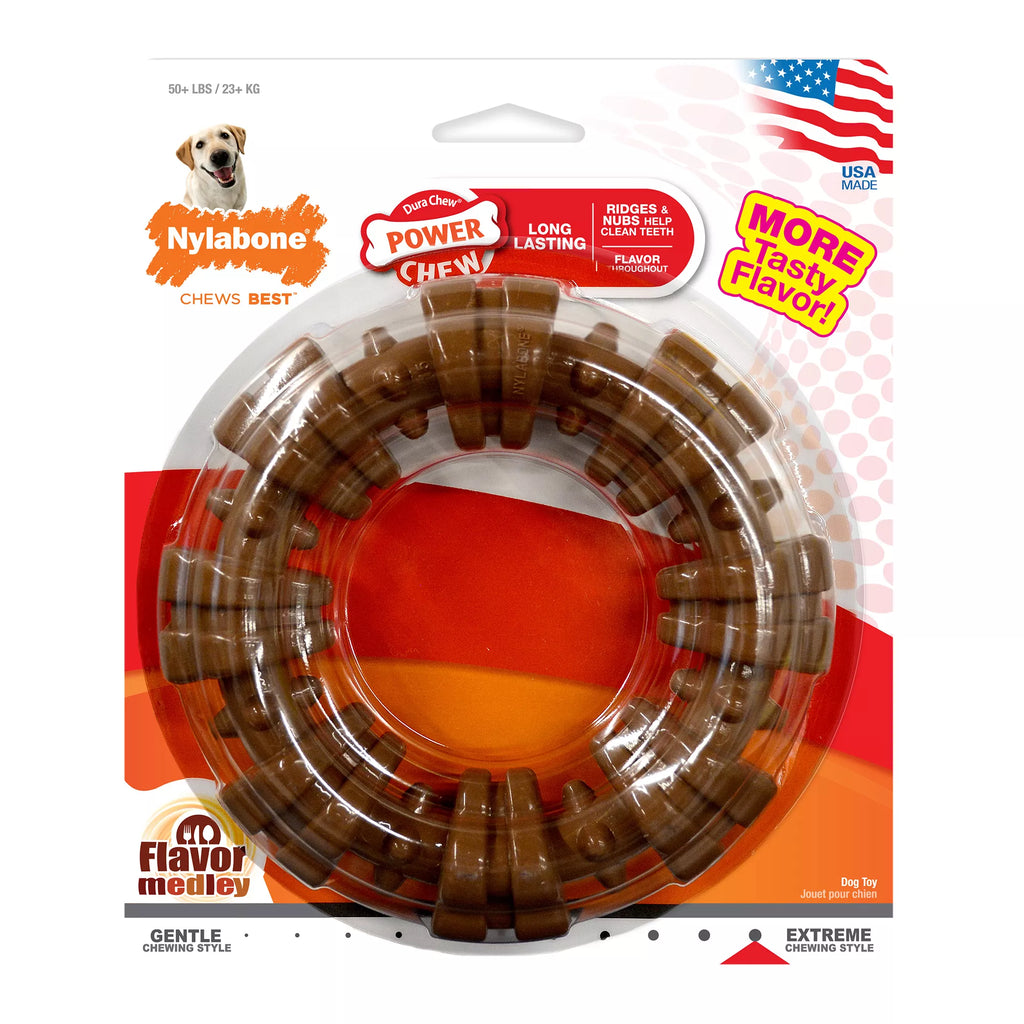 Nylabone DuraChew Plus Ring Chew Dog Toy