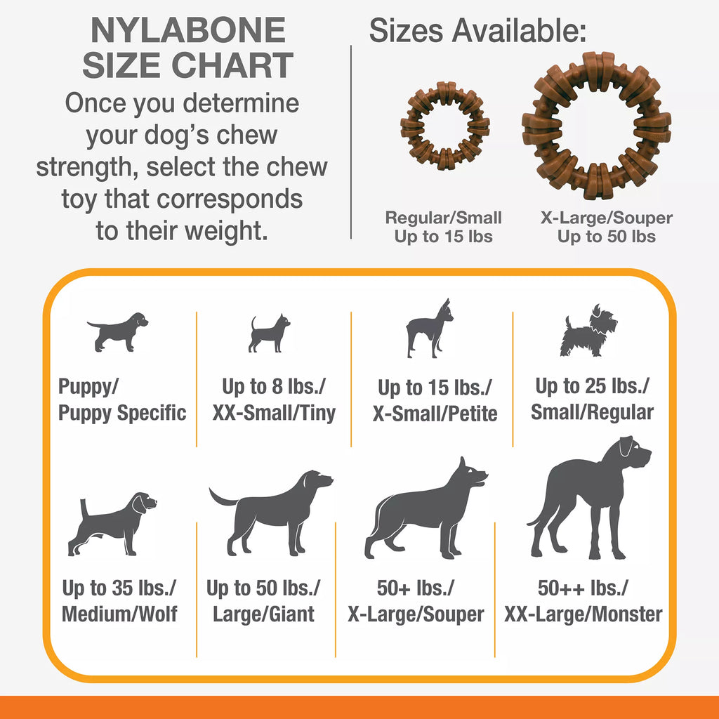 Nylabone DuraChew Plus Ring Chew Dog Toy