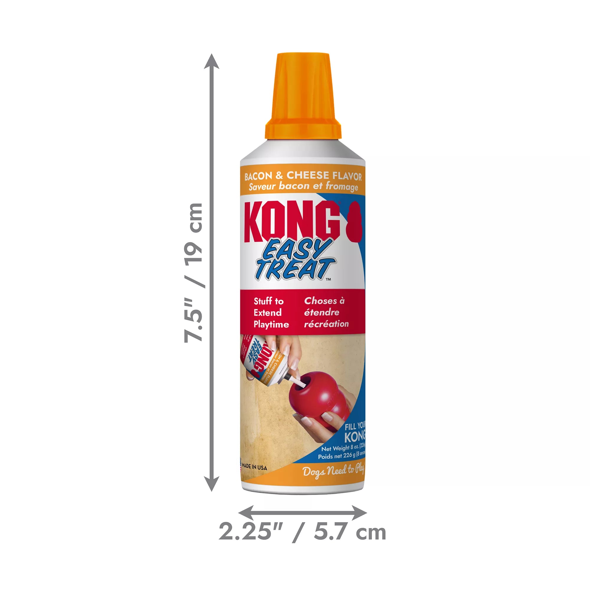 KONG Easy Treat Bacon & Cheese Paste