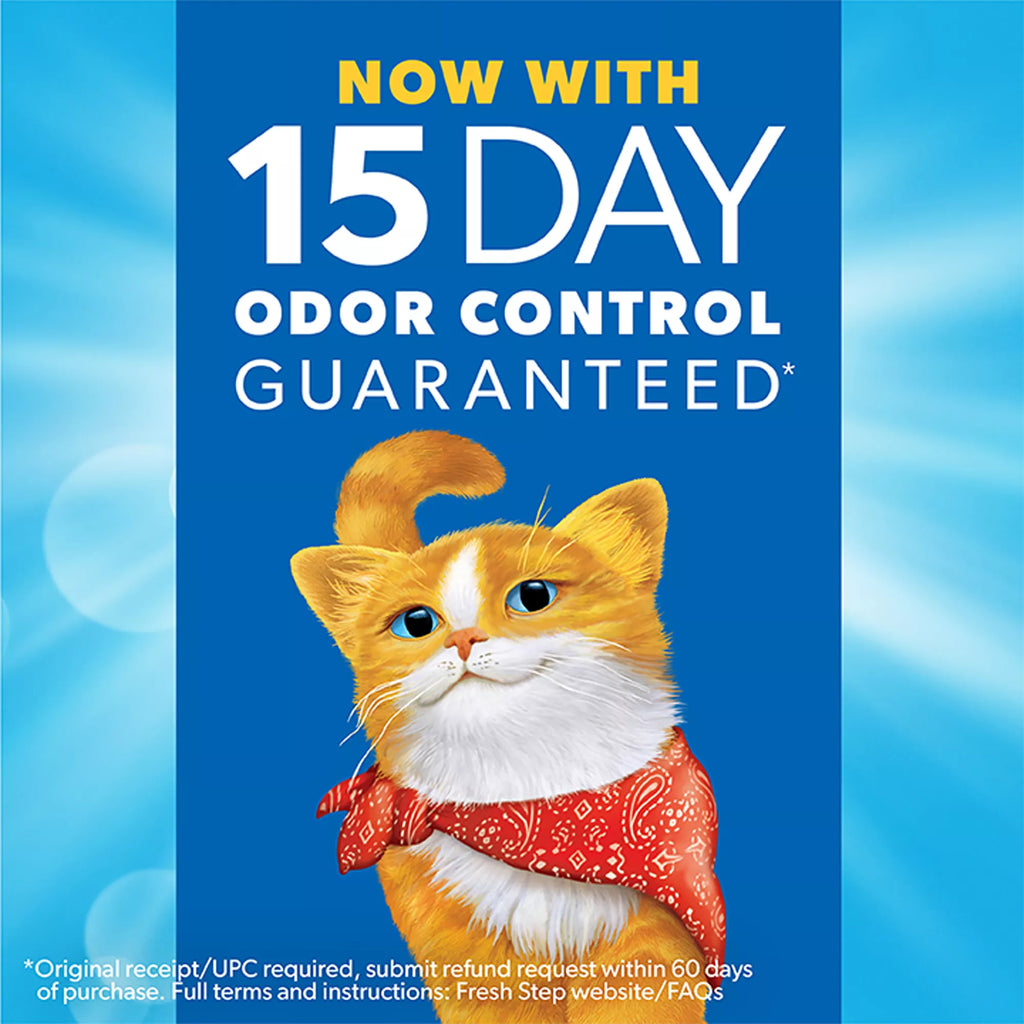 Fresh Step Extreme with Febreze Clumping Clay Cat Litter - Mountain Spring Scented, Low Dust Litter
