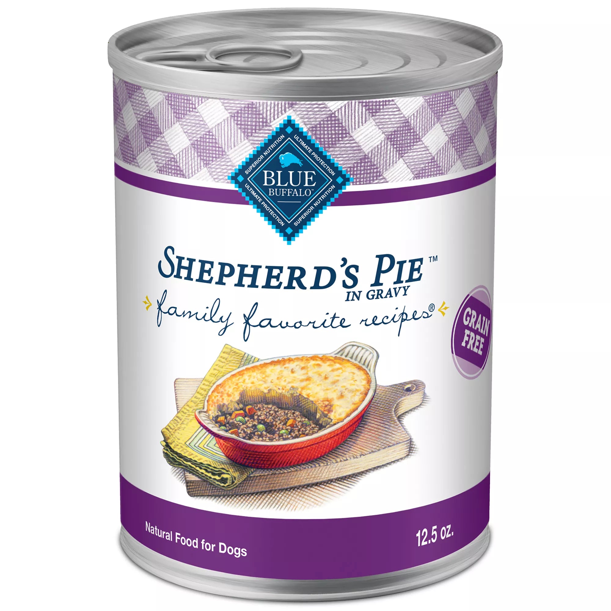 Blue Buffalo Family Favorites Adult Wet Dog Food - Shepherd's Pie, 12.5 oz