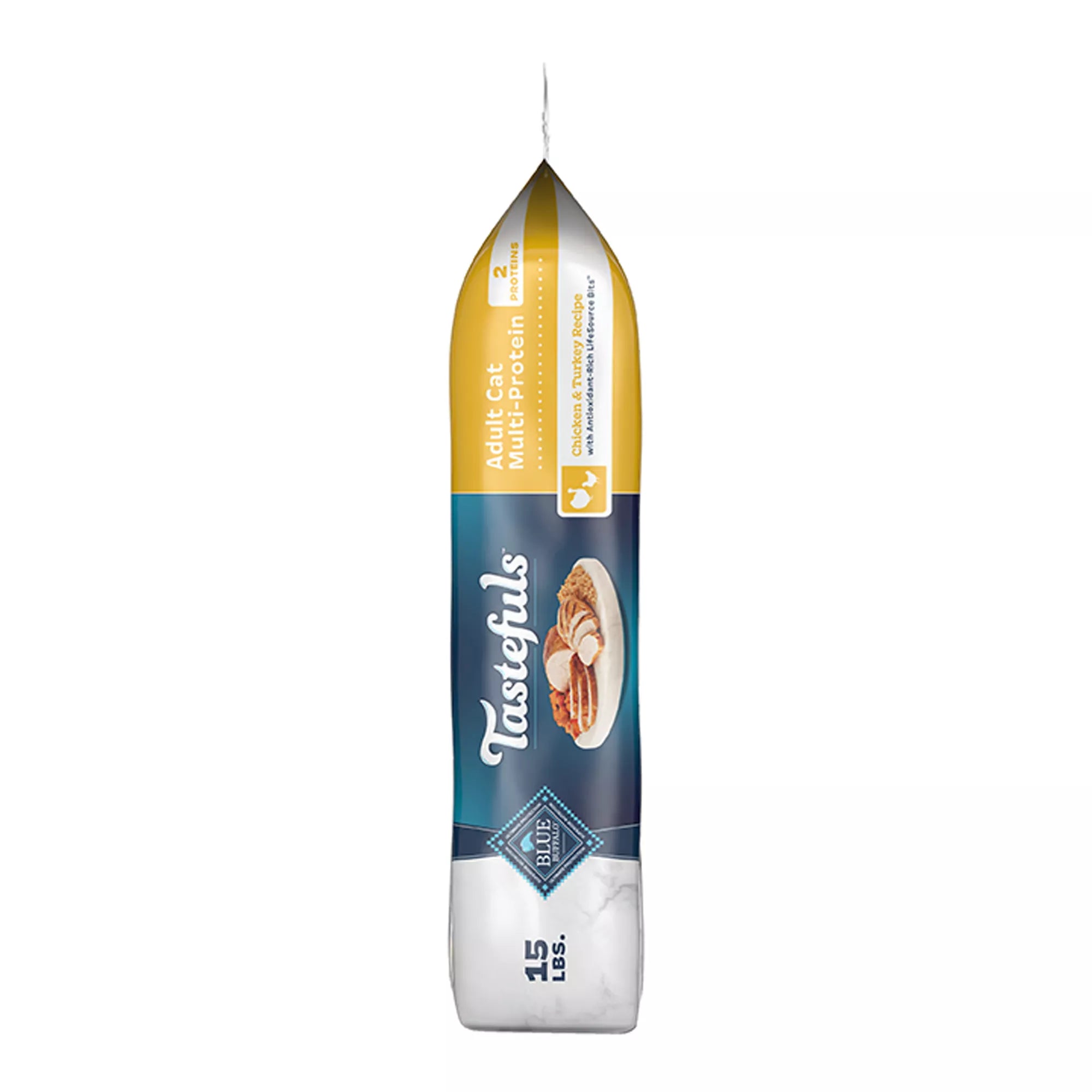 Blue Buffalo Tastefuls  Adult Dry Cat Food - Natural Pet Food, Chicken & Turkey