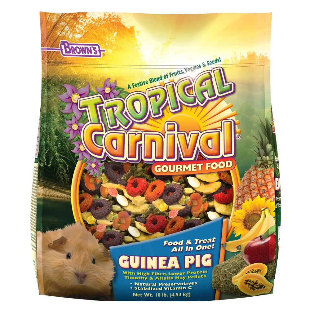 Brown's Tropical Carnival Gourmet Guinea Pig Food