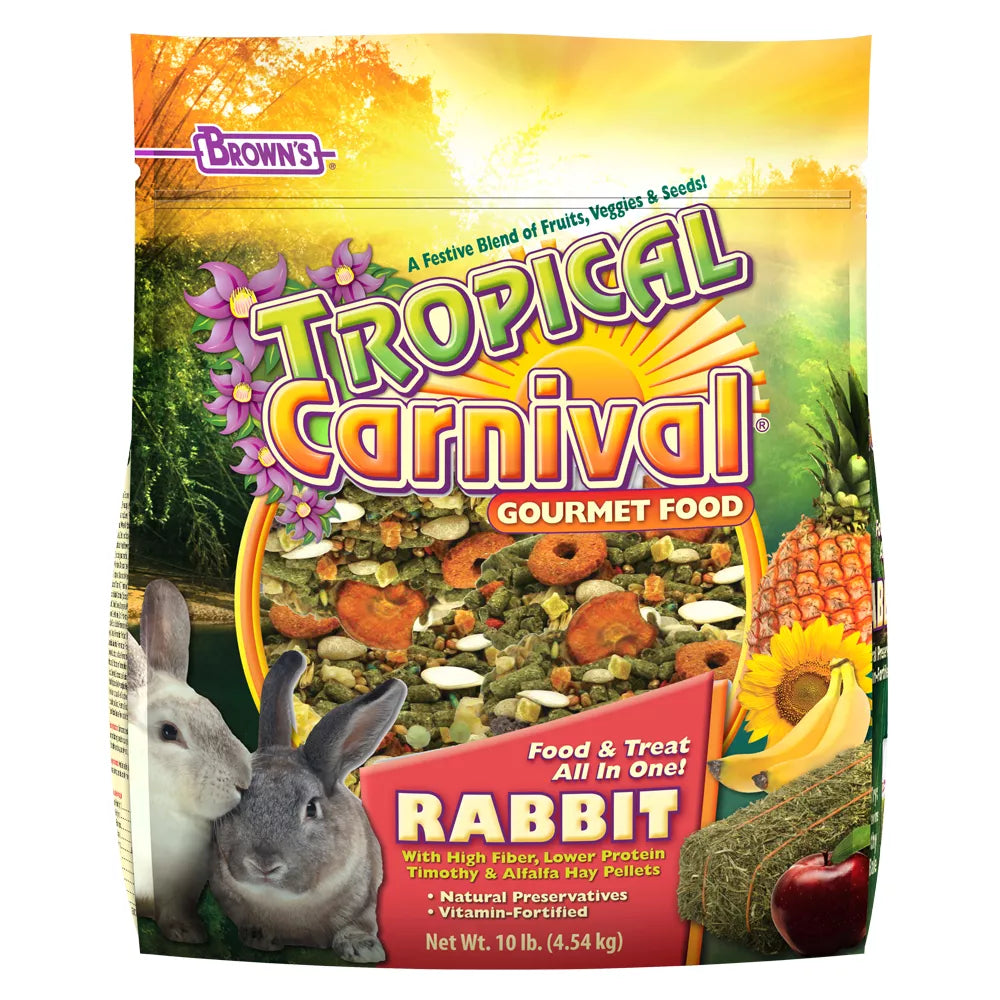 Brown's Tropical Carnival Gourmet Rabbit Food