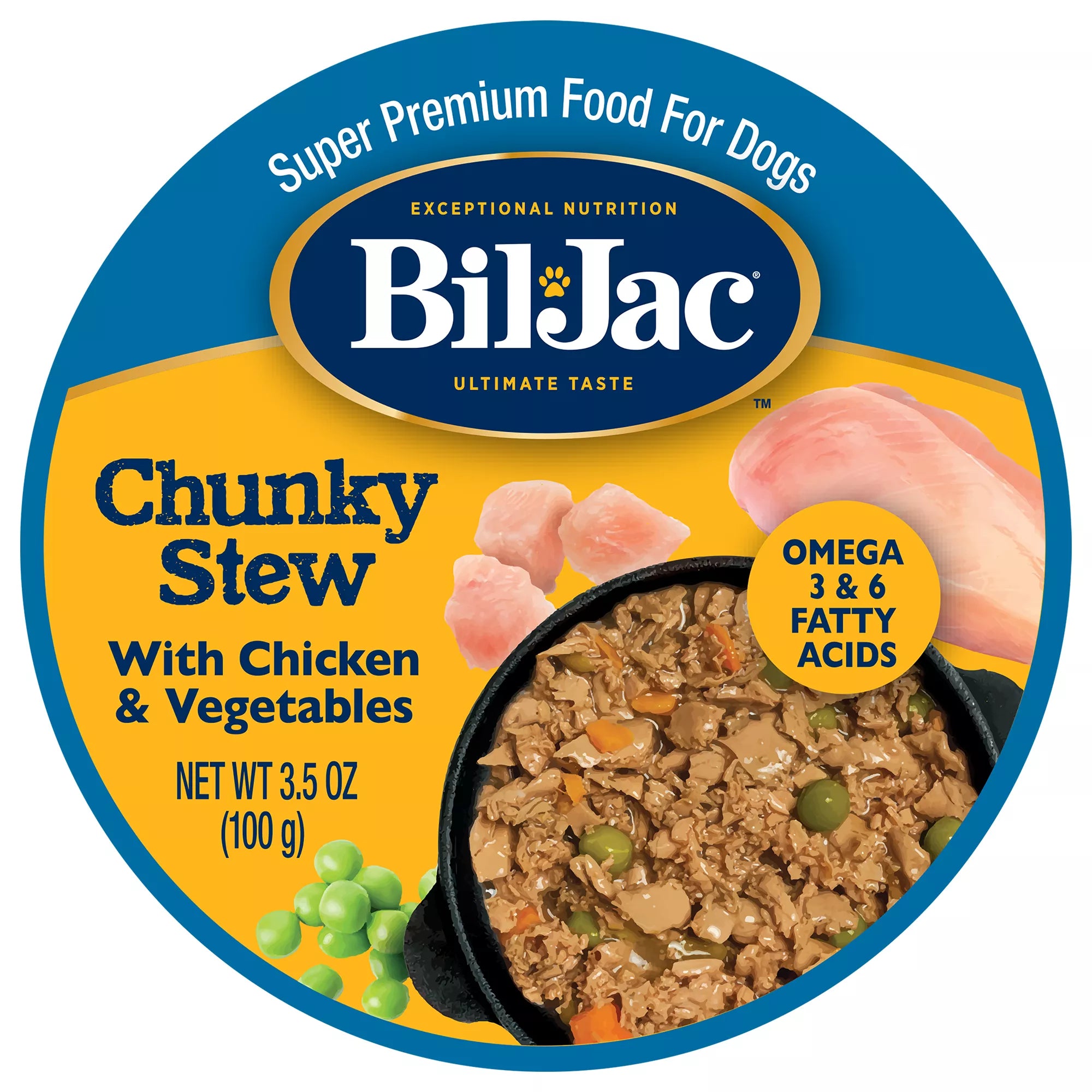 Bil-Jac Adult Wet Dog Food - Grain-Free Pet Food, Gluten Free, Chunky Stew