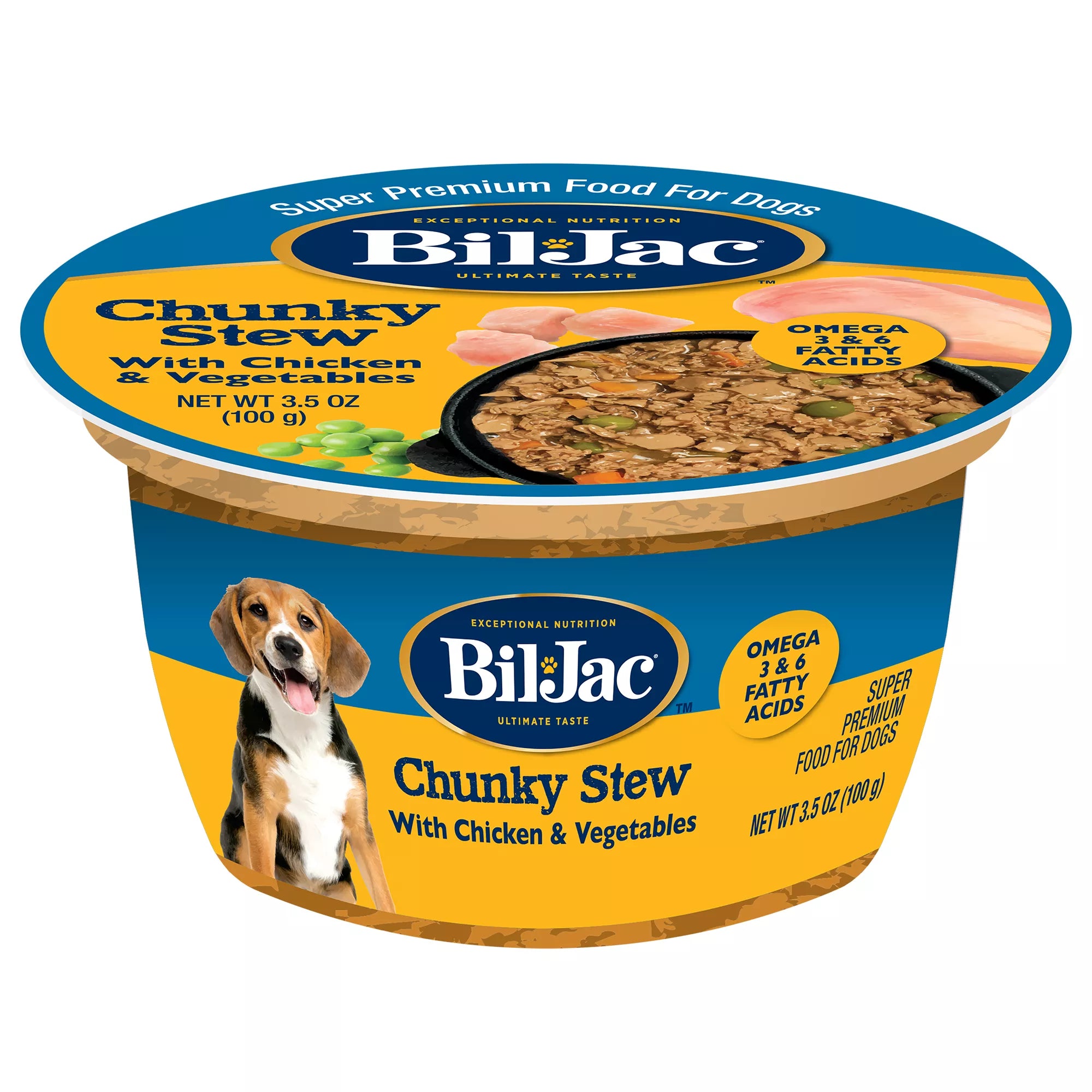 Bil-Jac Adult Wet Dog Food - Grain-Free Pet Food, Gluten Free, Chunky Stew