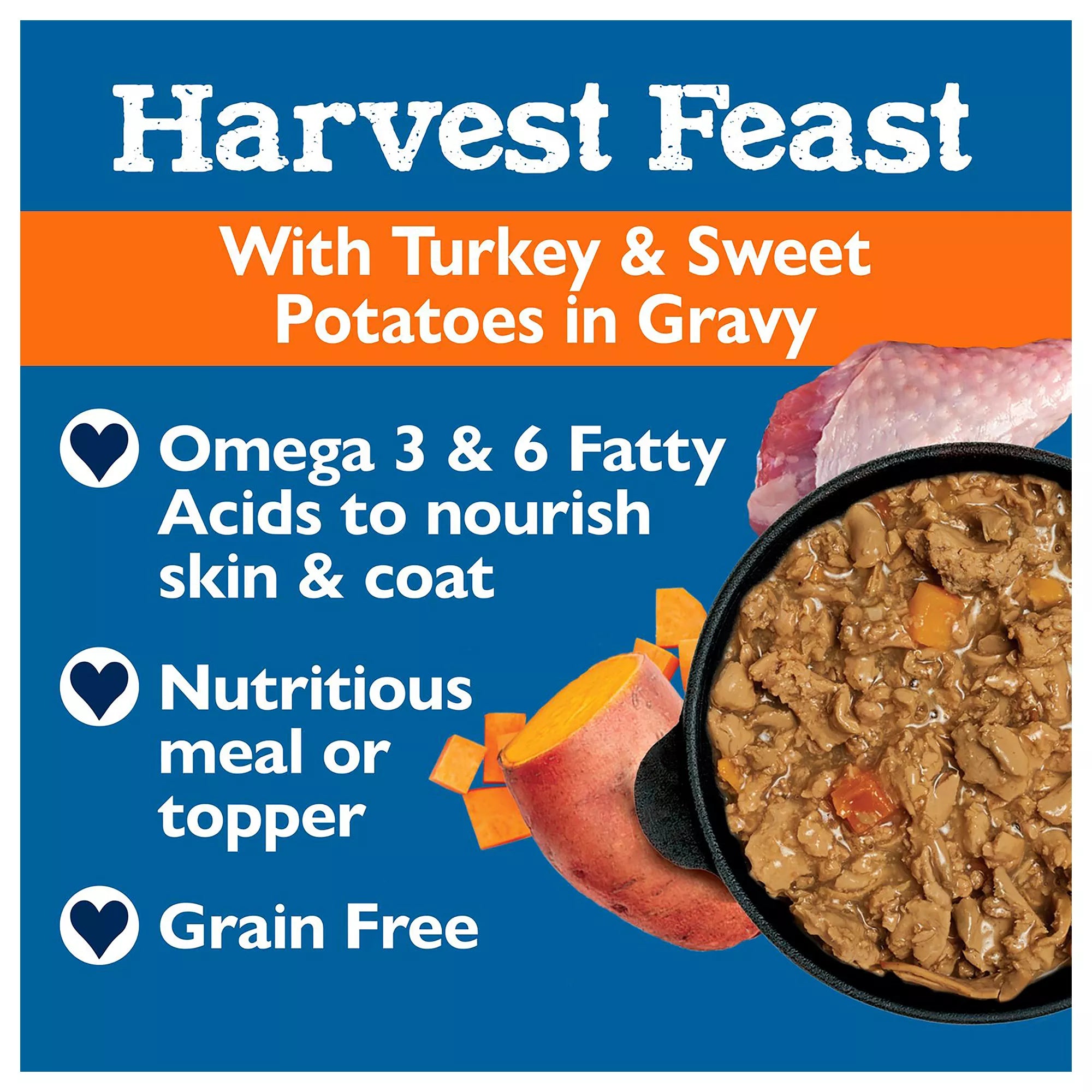 Bil-Jac Adult Wet Dog Food - Grain-Free Pet Food, Gluten Free, Harvest Feast