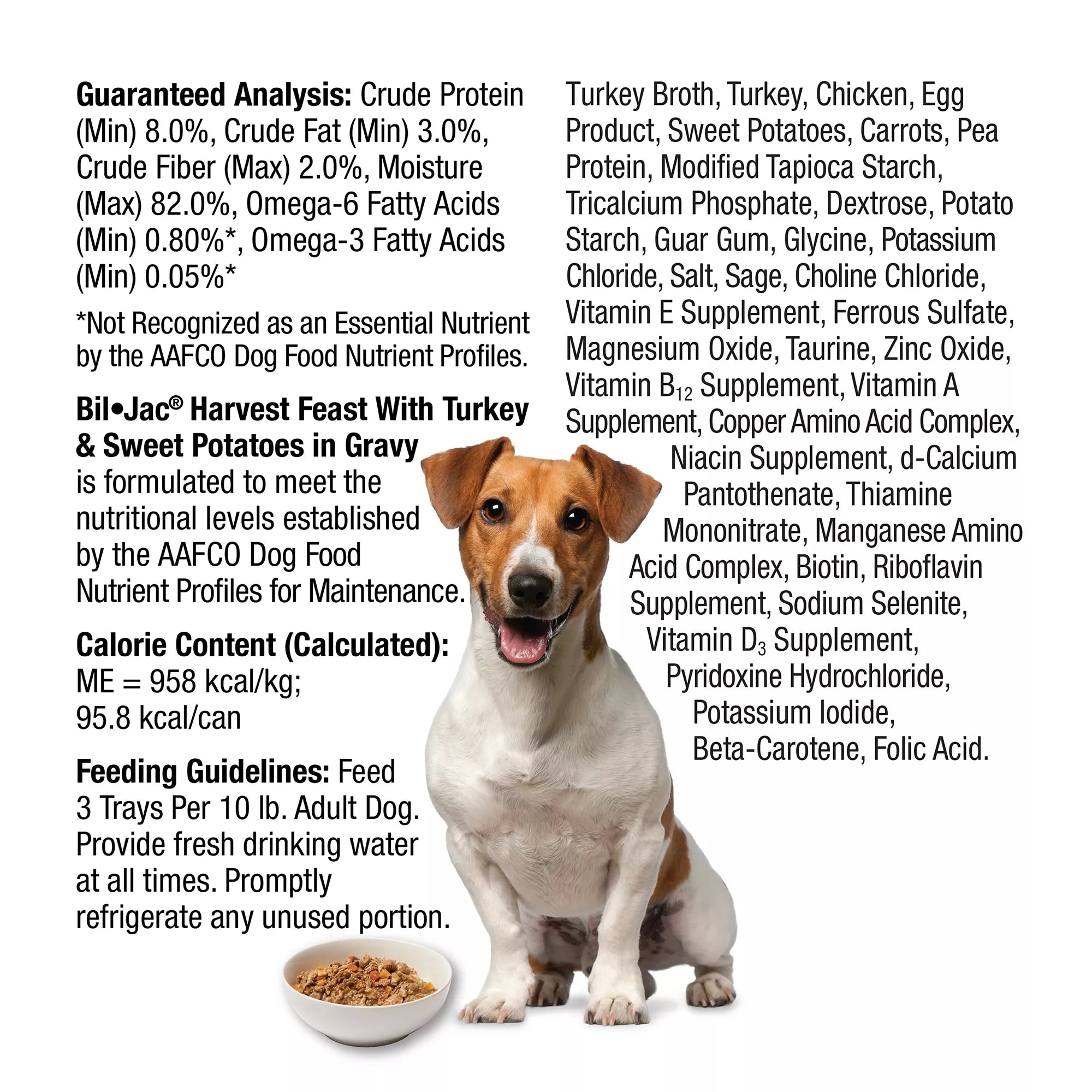 Bil-Jac Adult Wet Dog Food - Grain-Free Pet Food, Gluten Free, Harvest Feast