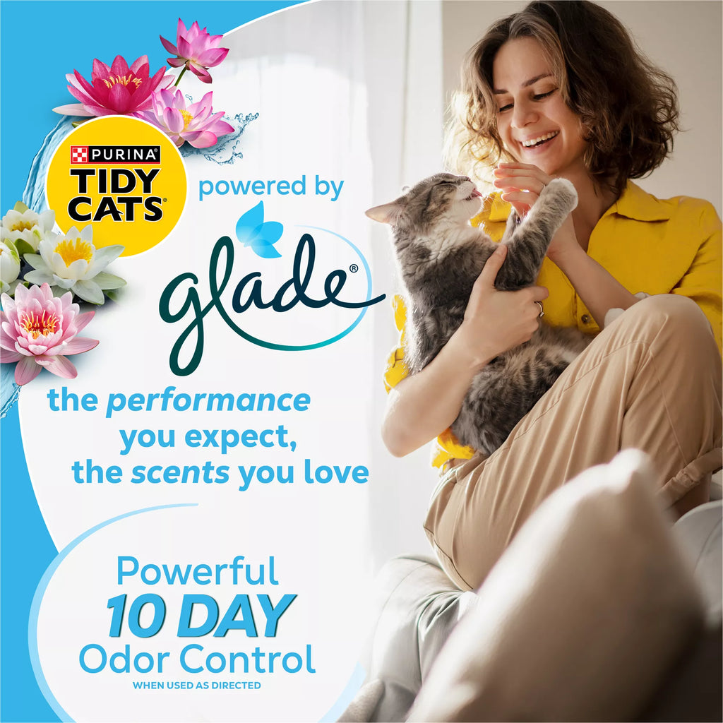 Purina Tidy Cats With Glade Tough Odor Solutions Multi-Cat Clumping Cat Litter - Scented