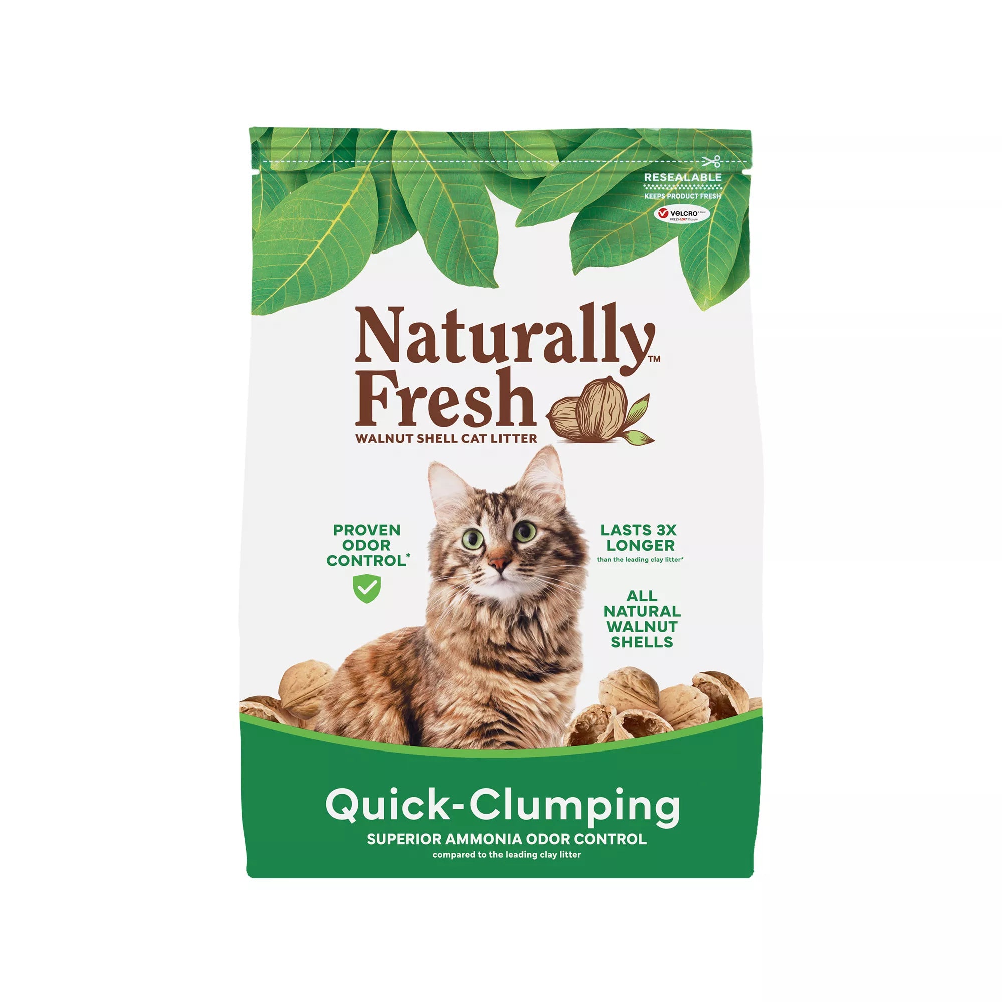 Natural Pet Foodly Fresh Clumping Walnut Cat Litter - Low Tracking, Natural Pet Food