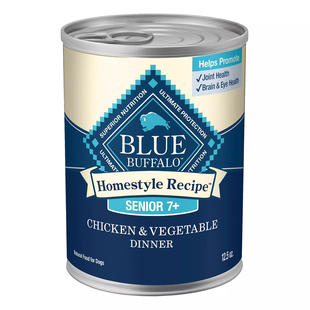 Blue Buffalo Homestyle Recipe Chicken & Vegetable Dinner Senior 7+ Wet Dog Food - 12.5 oz