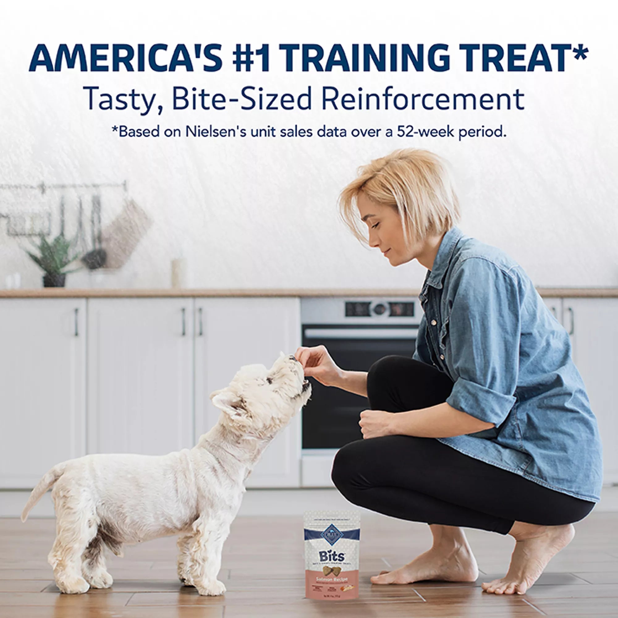 Blue Buffalo Bits Soft & Chewy Puppy Training Treats - Salmon, 4 oz
