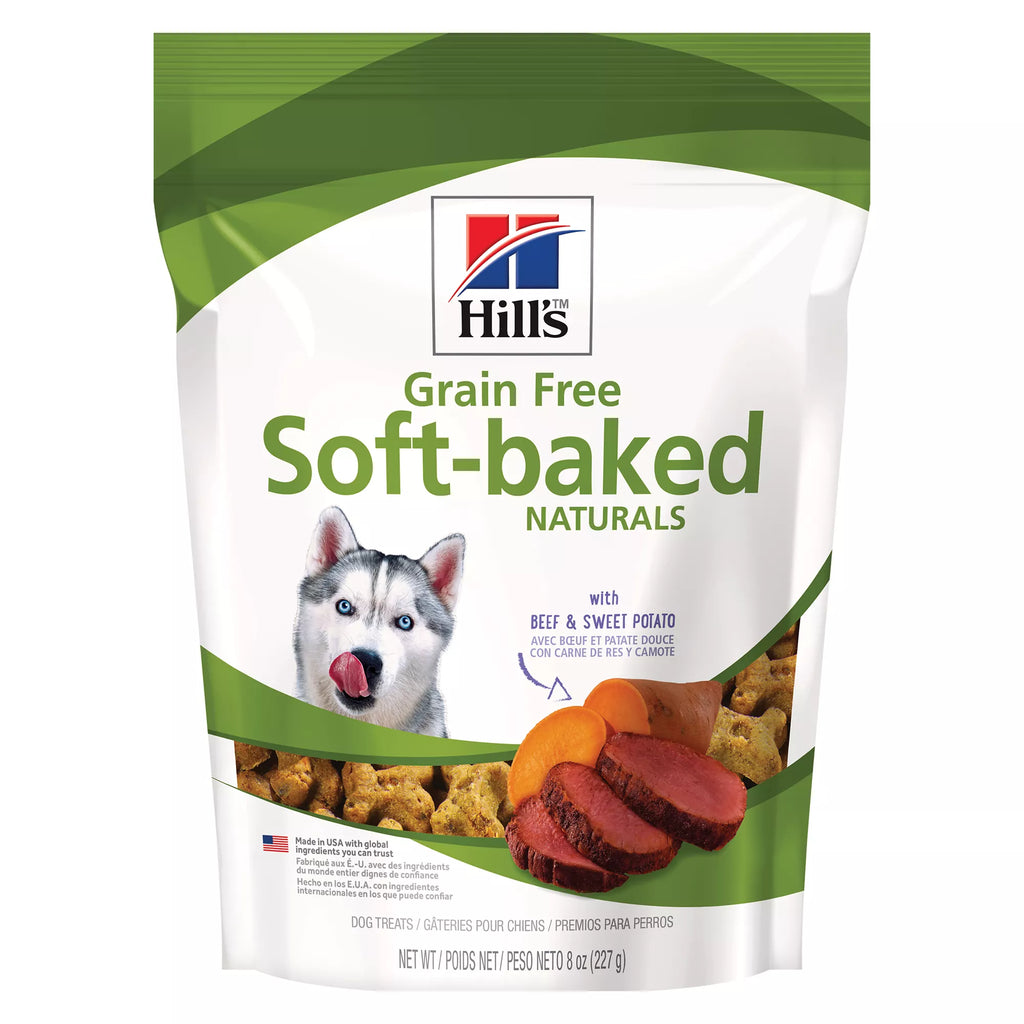 Hill's Science Diet Soft Baked Dog Treat - Natural Pet Food, Grain-Free Pet Food, Beef & Sweet Potato