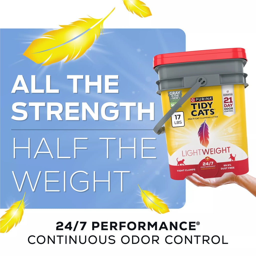 Purina Tidy Cats 24/7 Performance Multi-Cat Clumping Cat Litter - Lightweight