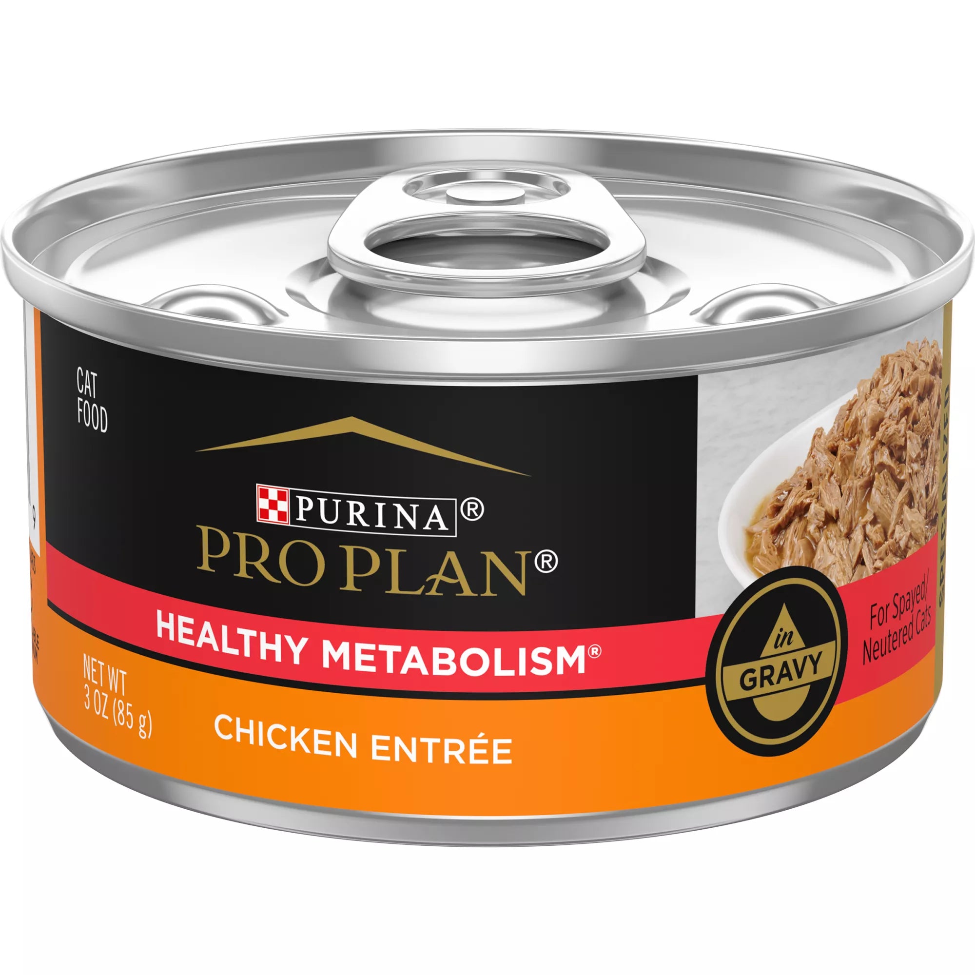 Purina Pro Plan Healthy Metabolism Wet Cat Food - Adult - High-Protein Pet Food, With Vitamins, 3 Oz