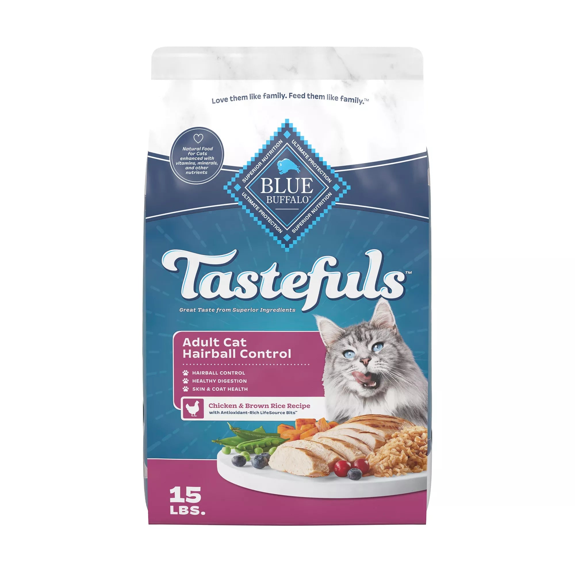 Blue Buffalo Life Protection Formula  Adult Dry Cat Food - Natural Pet Food, Chicken