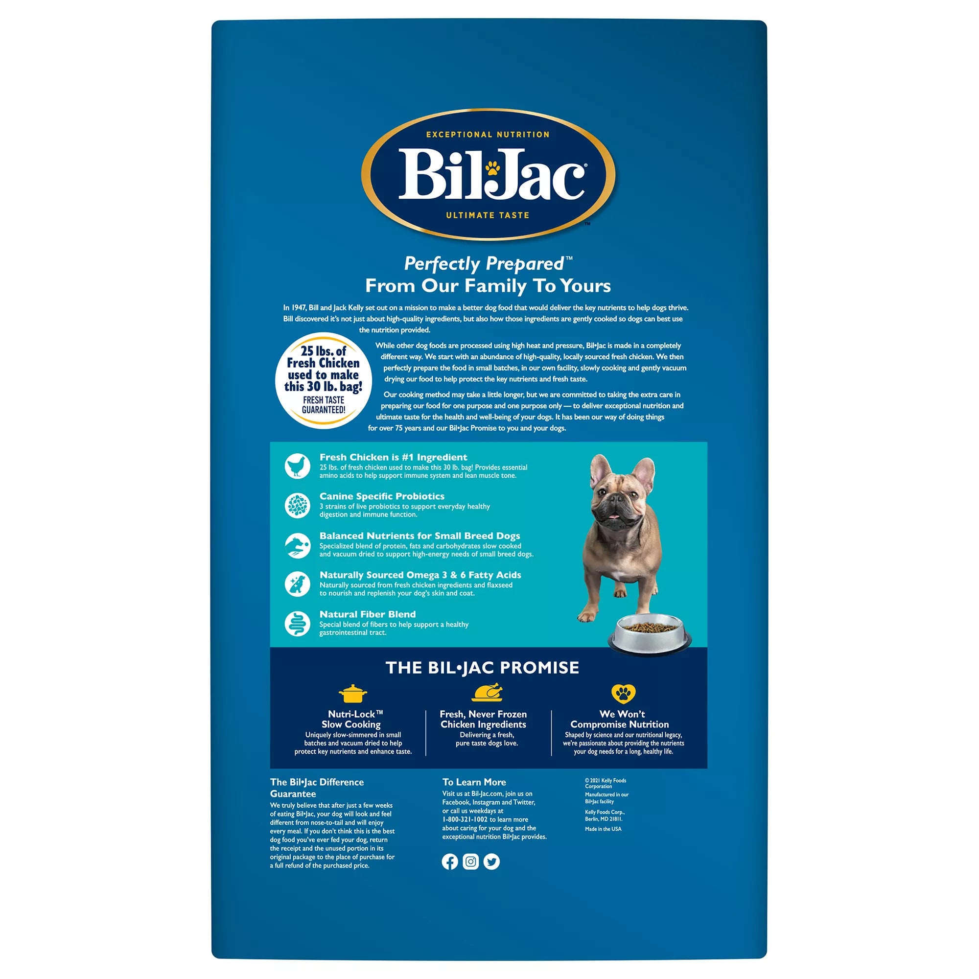Bil-Jac Small Breed Adult Dog Food - Dry