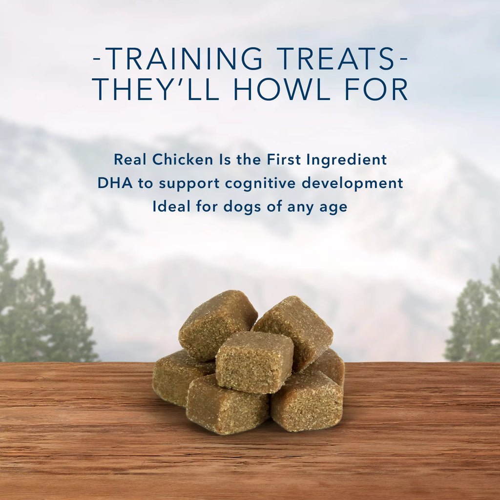 Blue Buffalo Wilderness Wild Bits Adult Dog Treats - Grain-Free Pet Food, Chicken