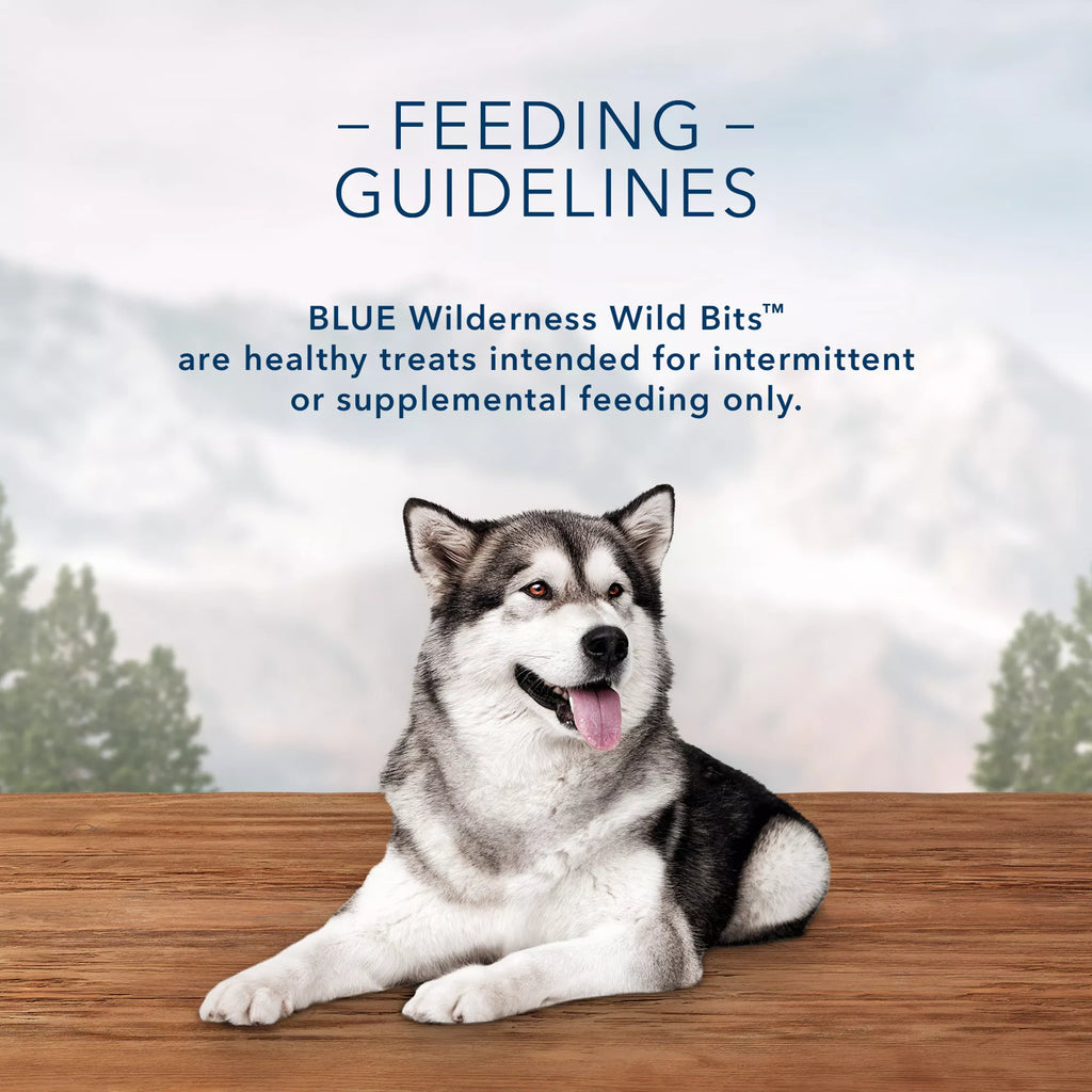 Blue Buffalo Wilderness Wild Bits Adult Dog Treats - Grain-Free Pet Food, Salmon