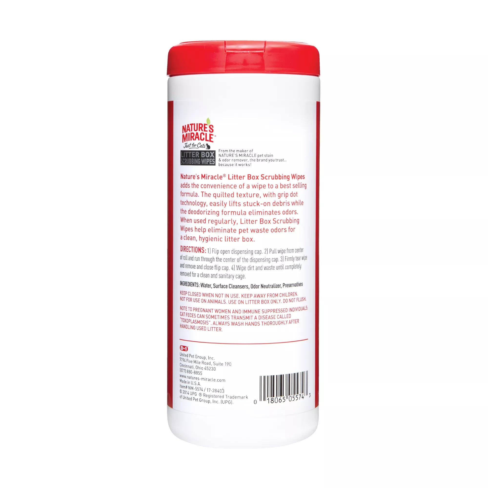 Nature's Miracle Litter Box Wipes