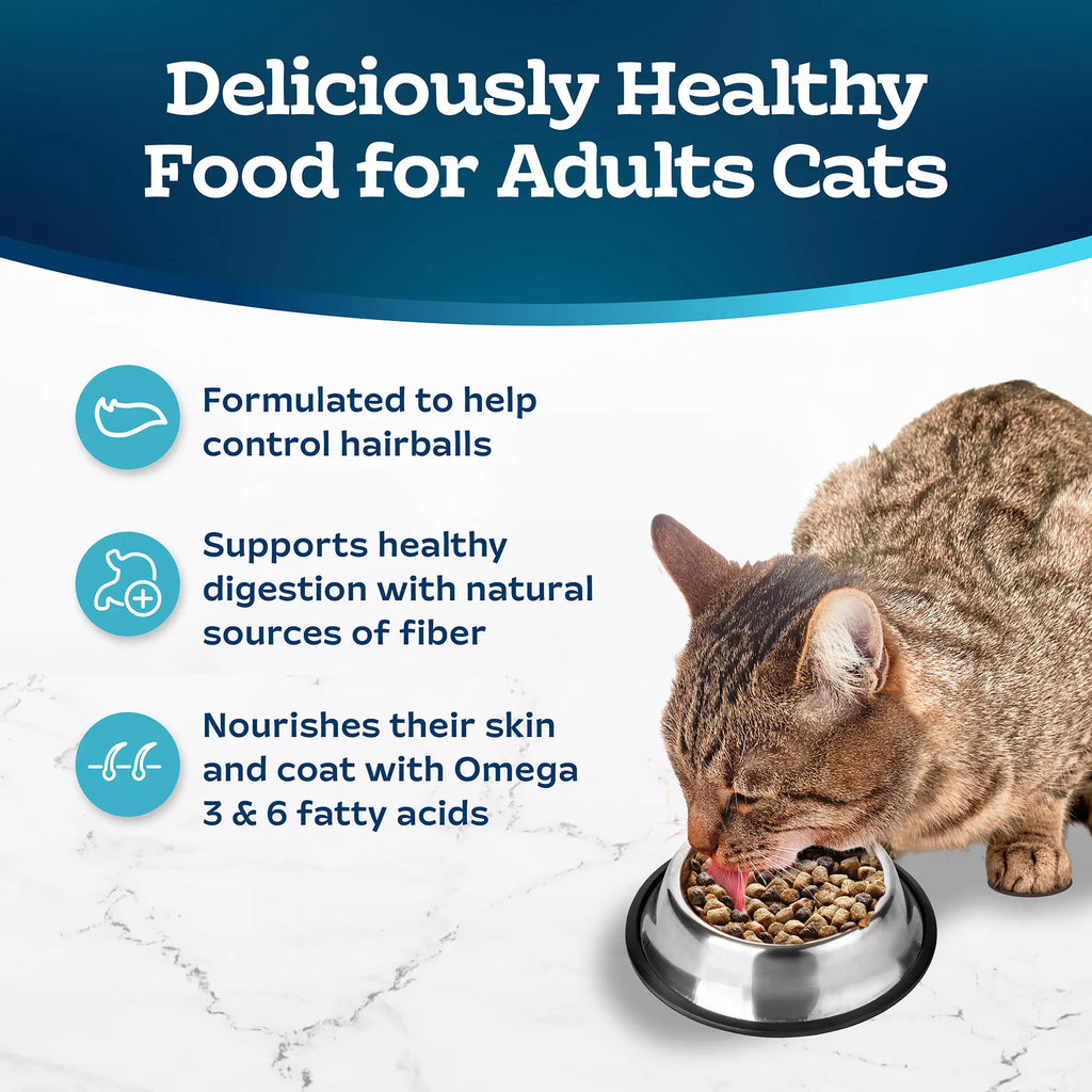 Blue Buffalo Tastefuls Hairball & Weight Control Adult Dry Cat Food - Natural Pet Food, Chicken